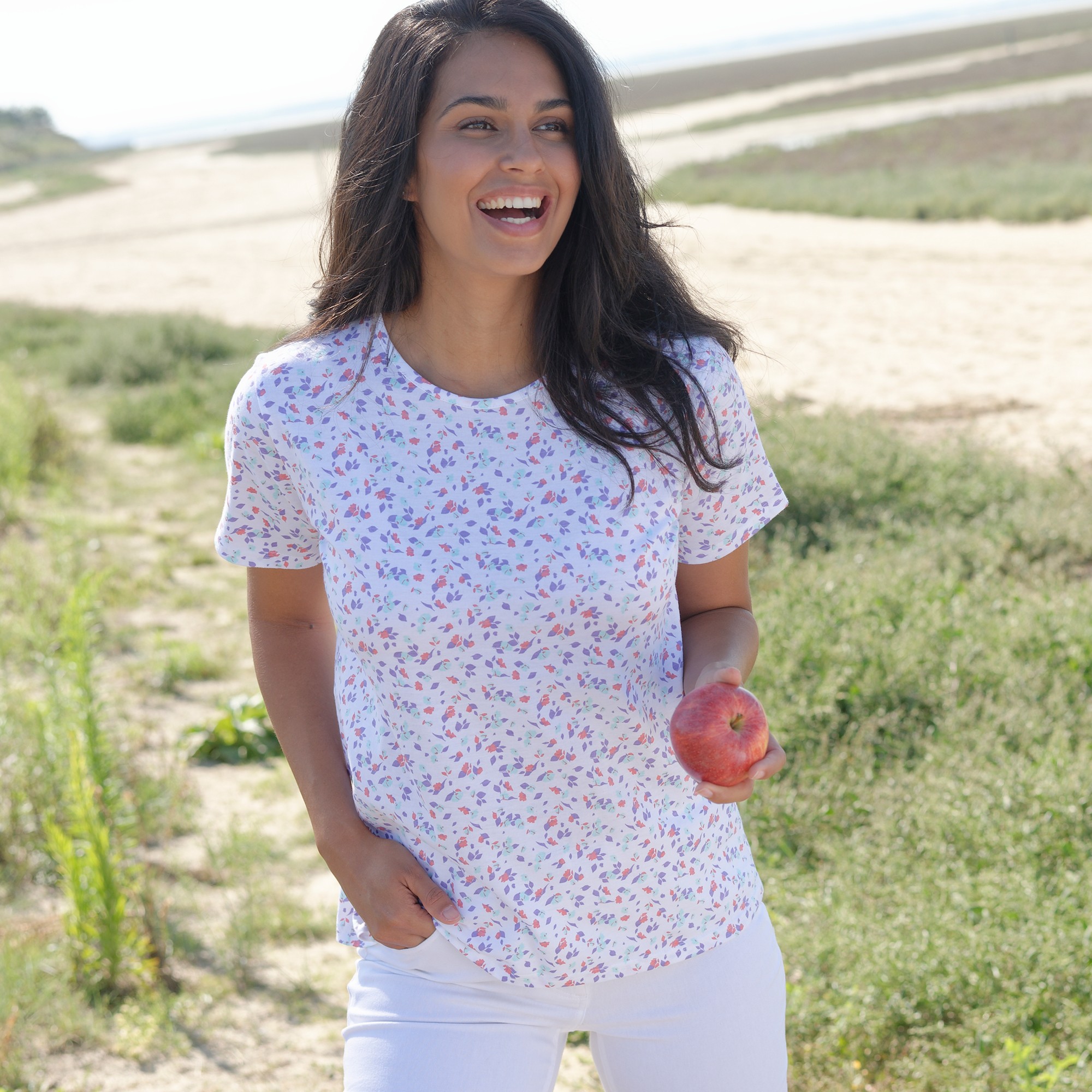 Tee-shirt Manches Courtes Imprimé - Blancheporte