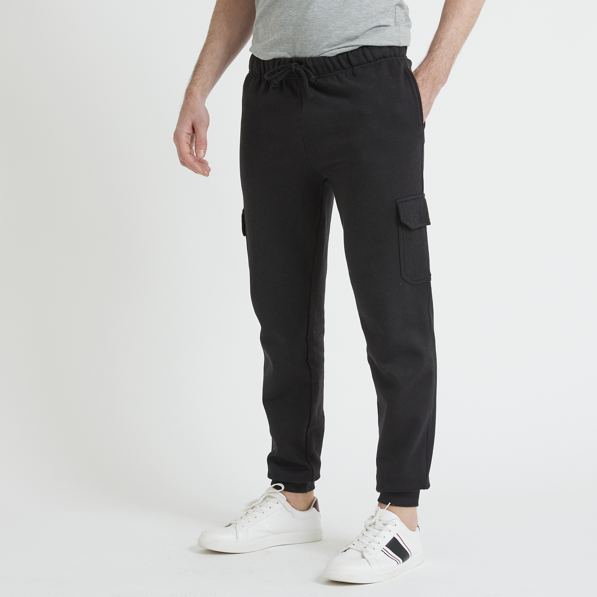 Pantalon Molleton Cargo Bas Resserrés - Blancheporte