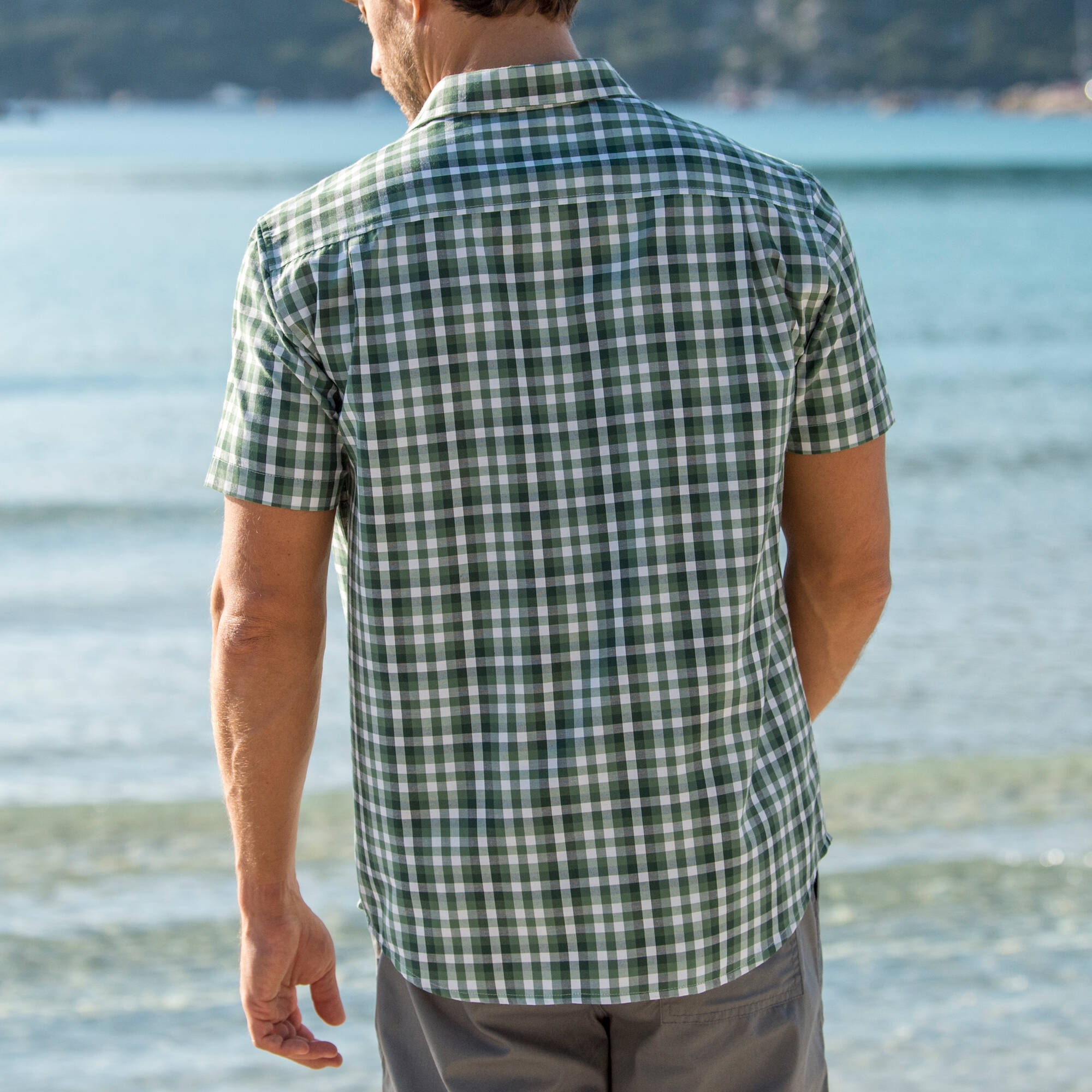 Chemise Décontractée Homme à Carreaux - Manches Courtes, Grande Taille - Style Travail, Casual, Chemisette