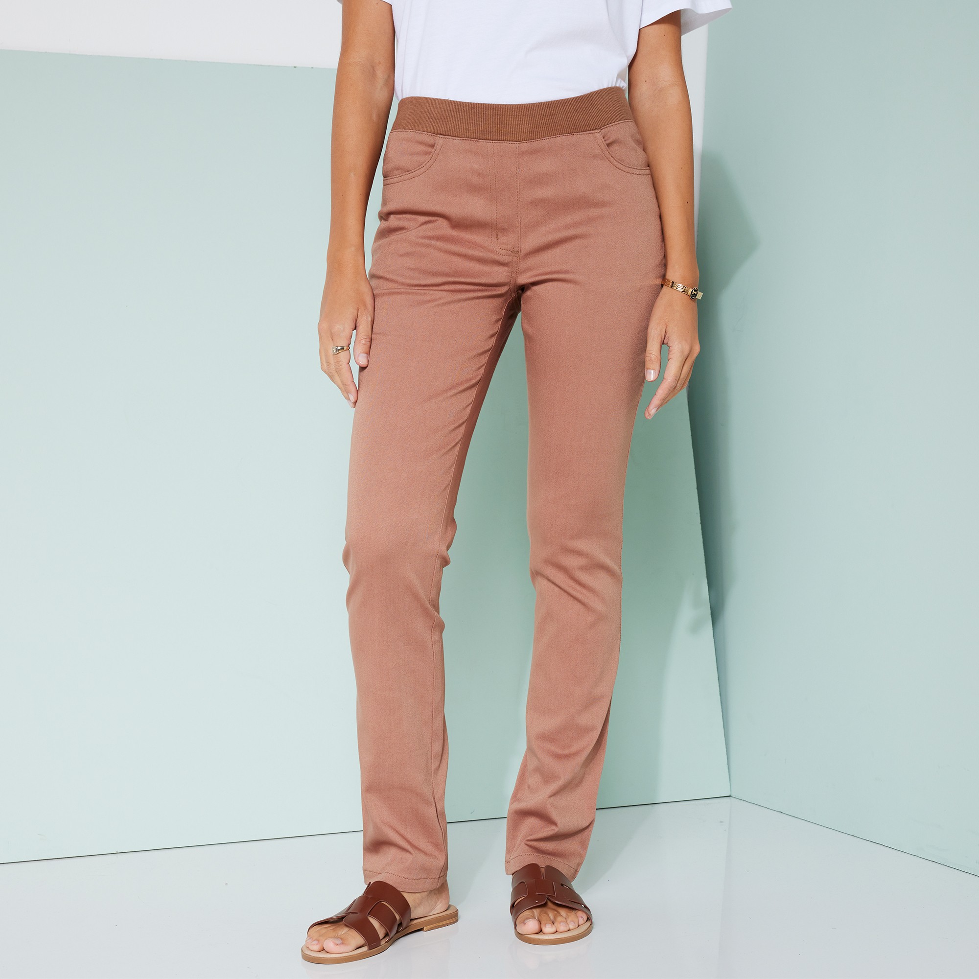Pantalon Droit ultra Confort Taille Élastiquée - Blancheporte