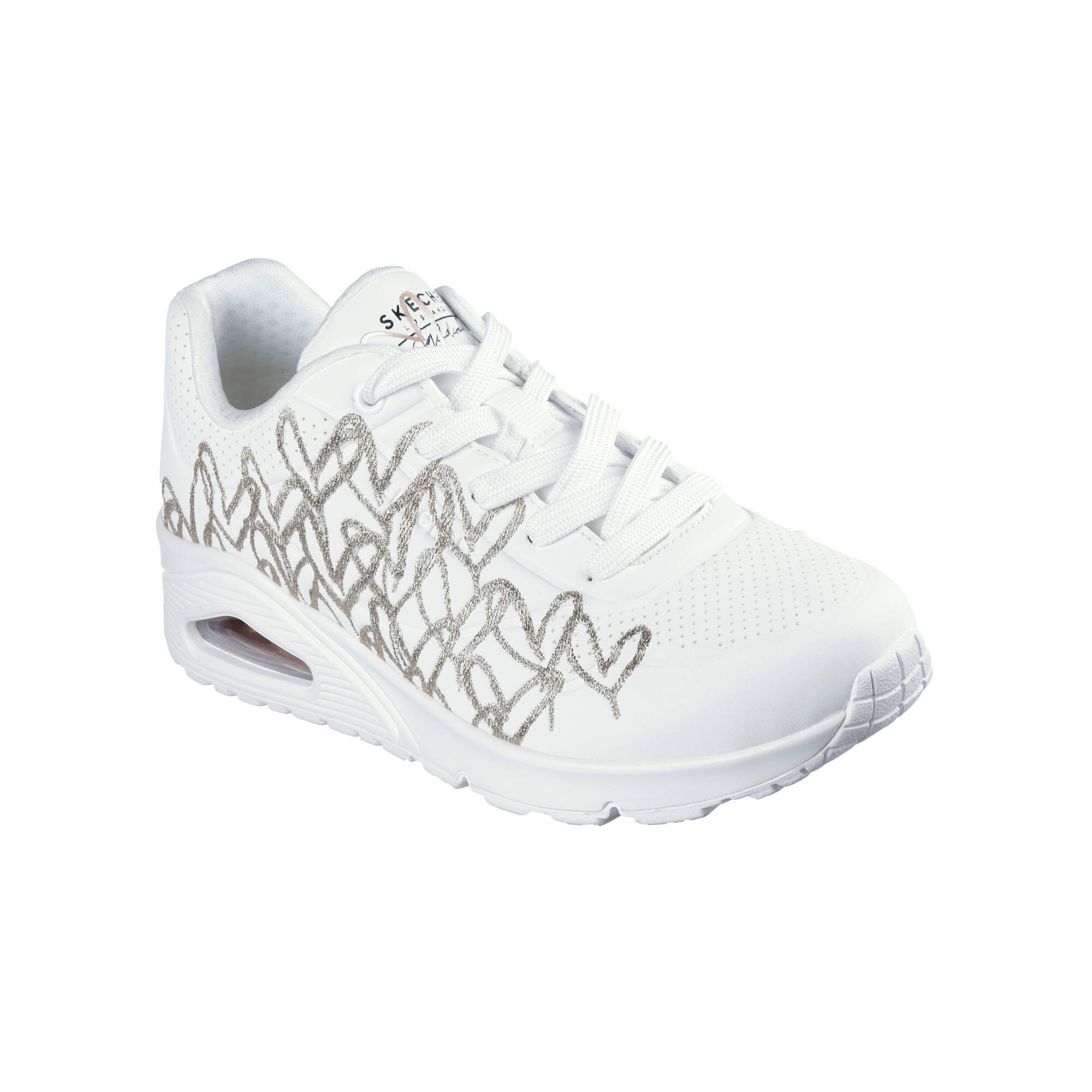 Baskets brodées JGOLDCROWN : UNO - GOLDEN HEART - Blancheporte