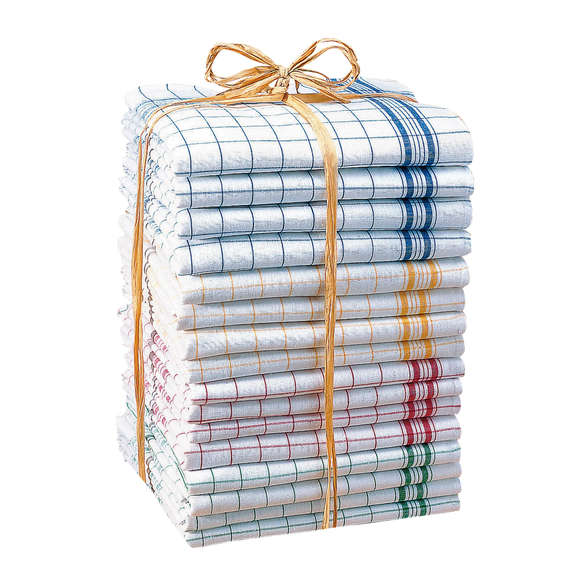 Torchon quadrillé - lots - Blancheporte