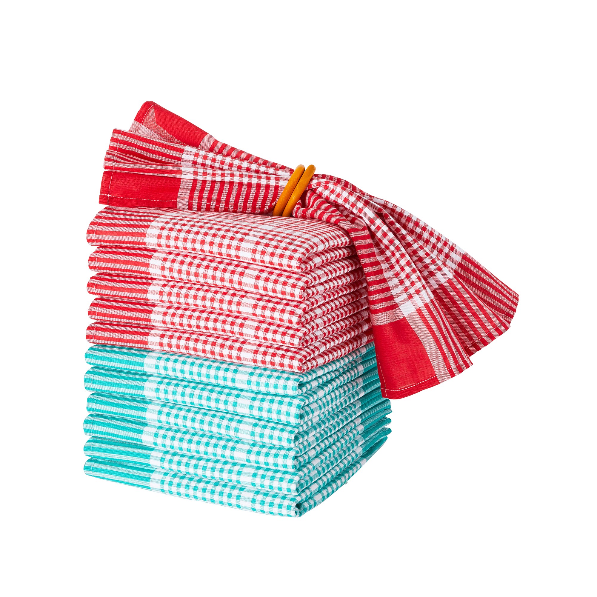 Serviette De Table Carreaux Normand - Lots - Blancheporte