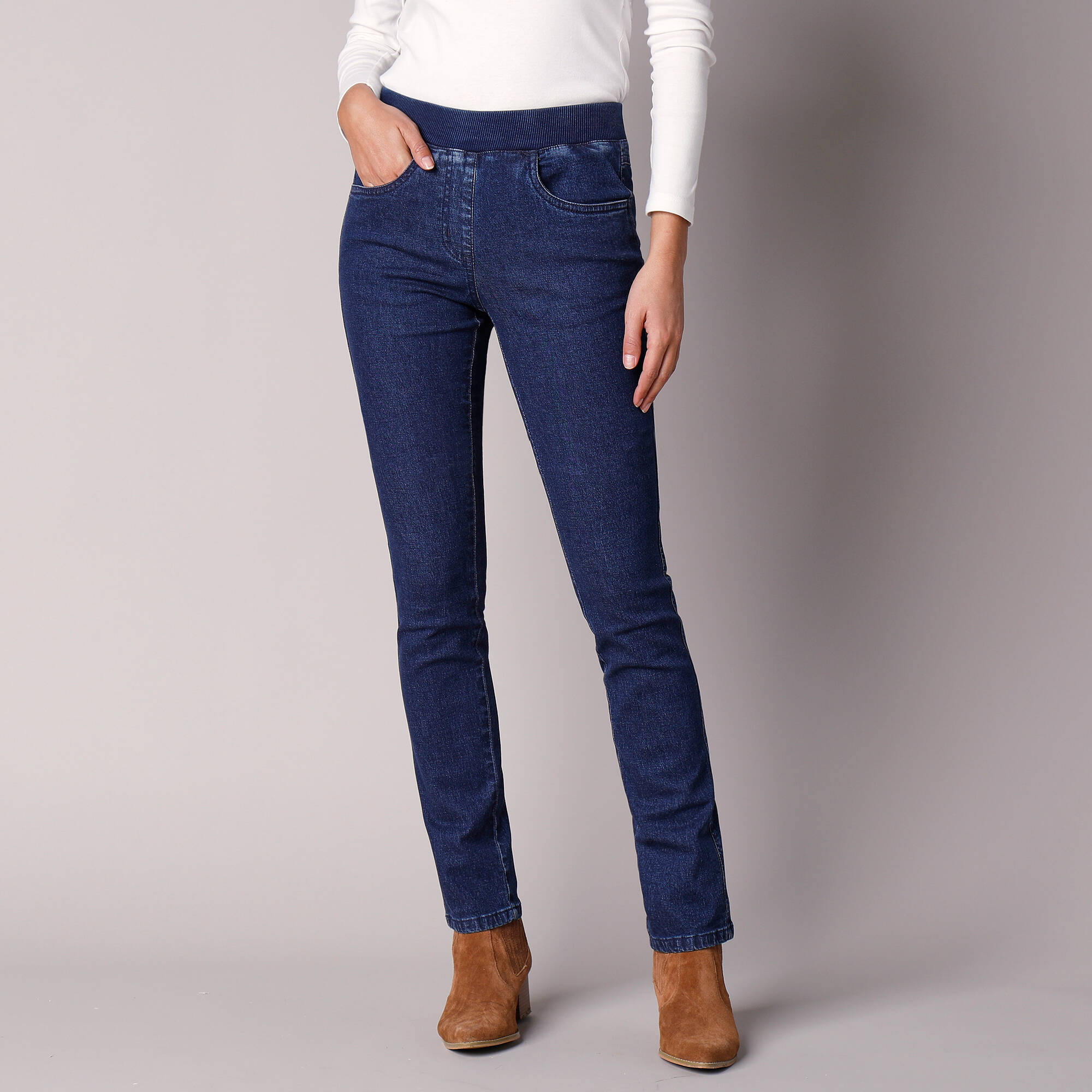 Blancheporte jean femme taille elastique clearance
