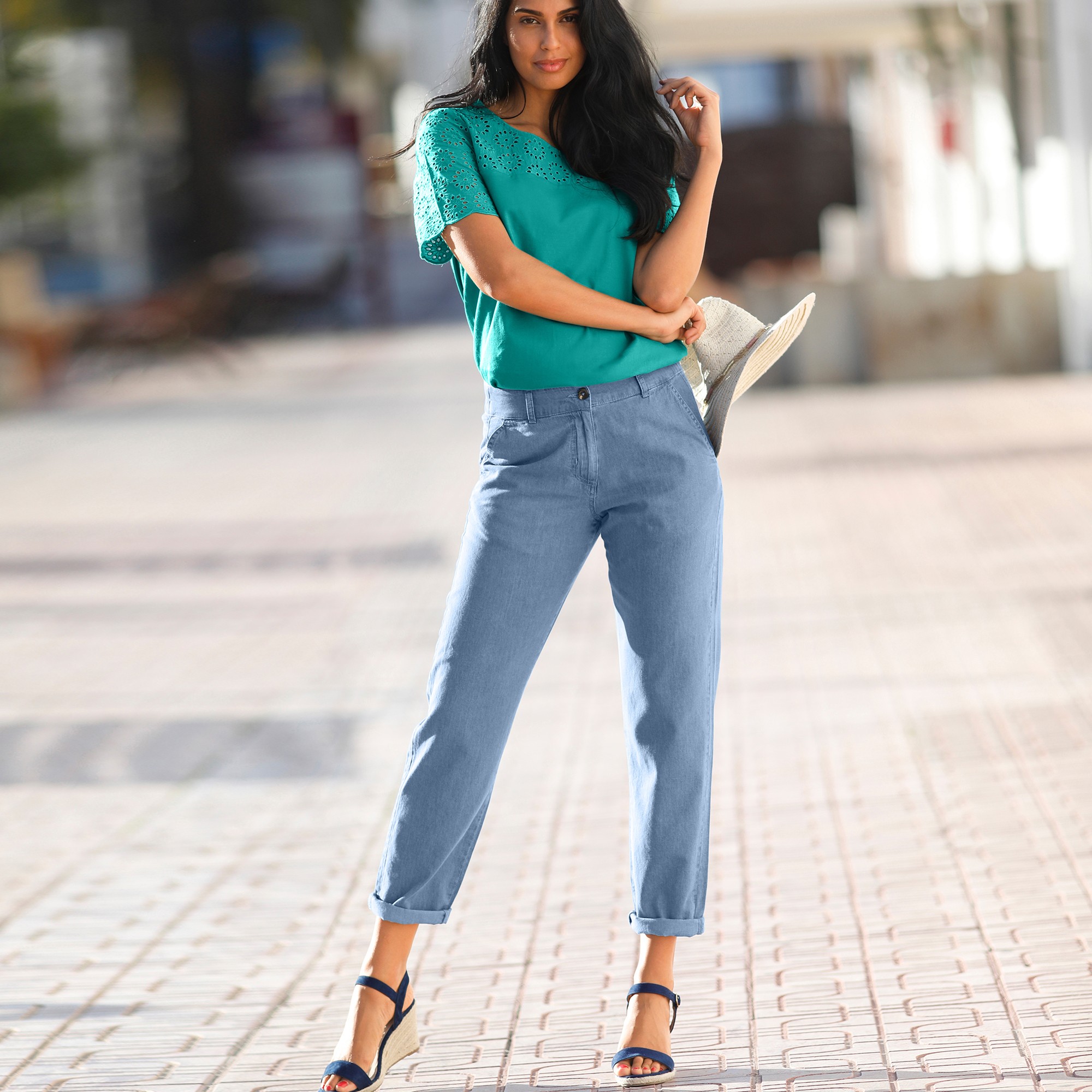 Pantalon Jean Léger - Blancheporte