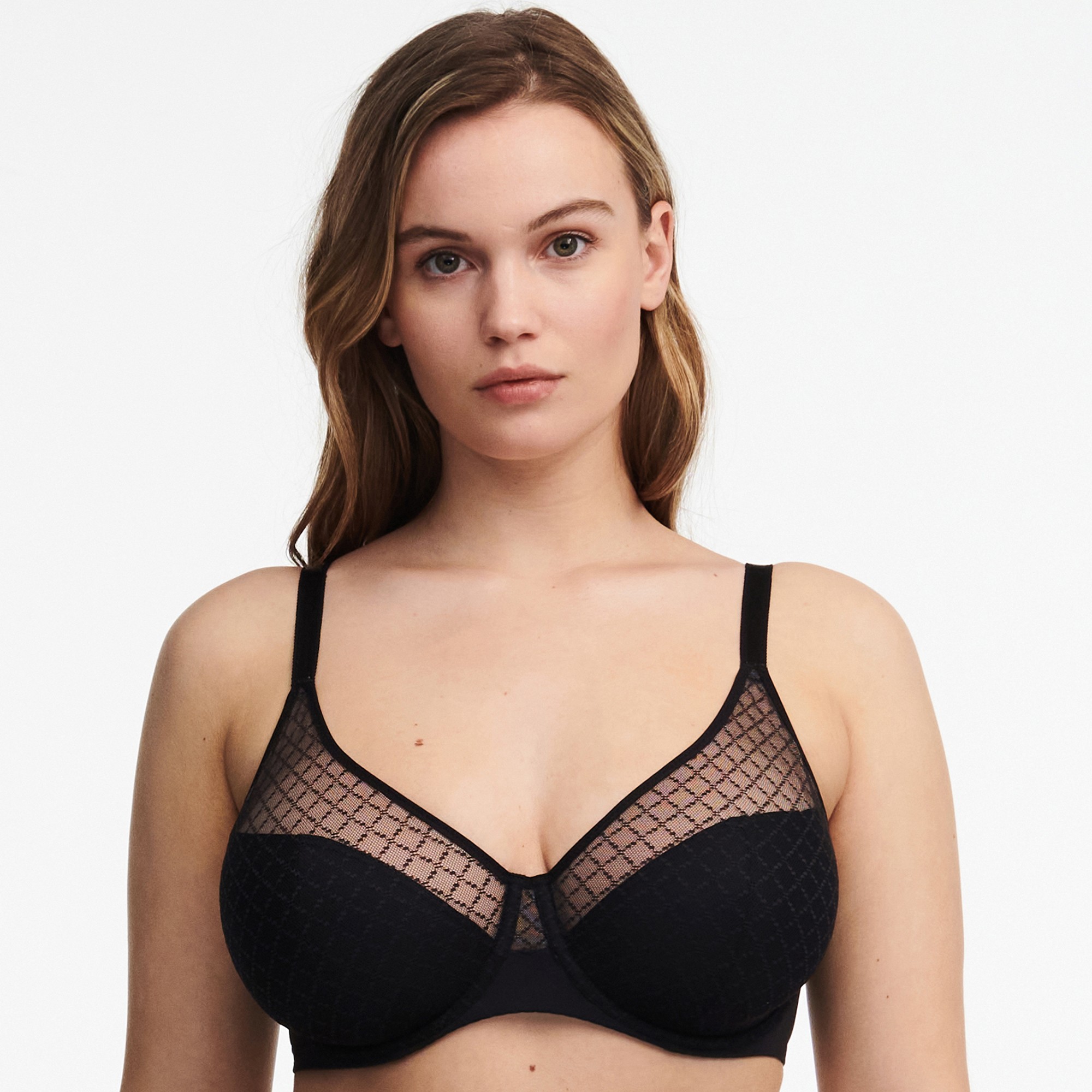 Soutien-gorge moulé emboîtant Norah Chic, avec armatures - 85F - Noir - Chantelle