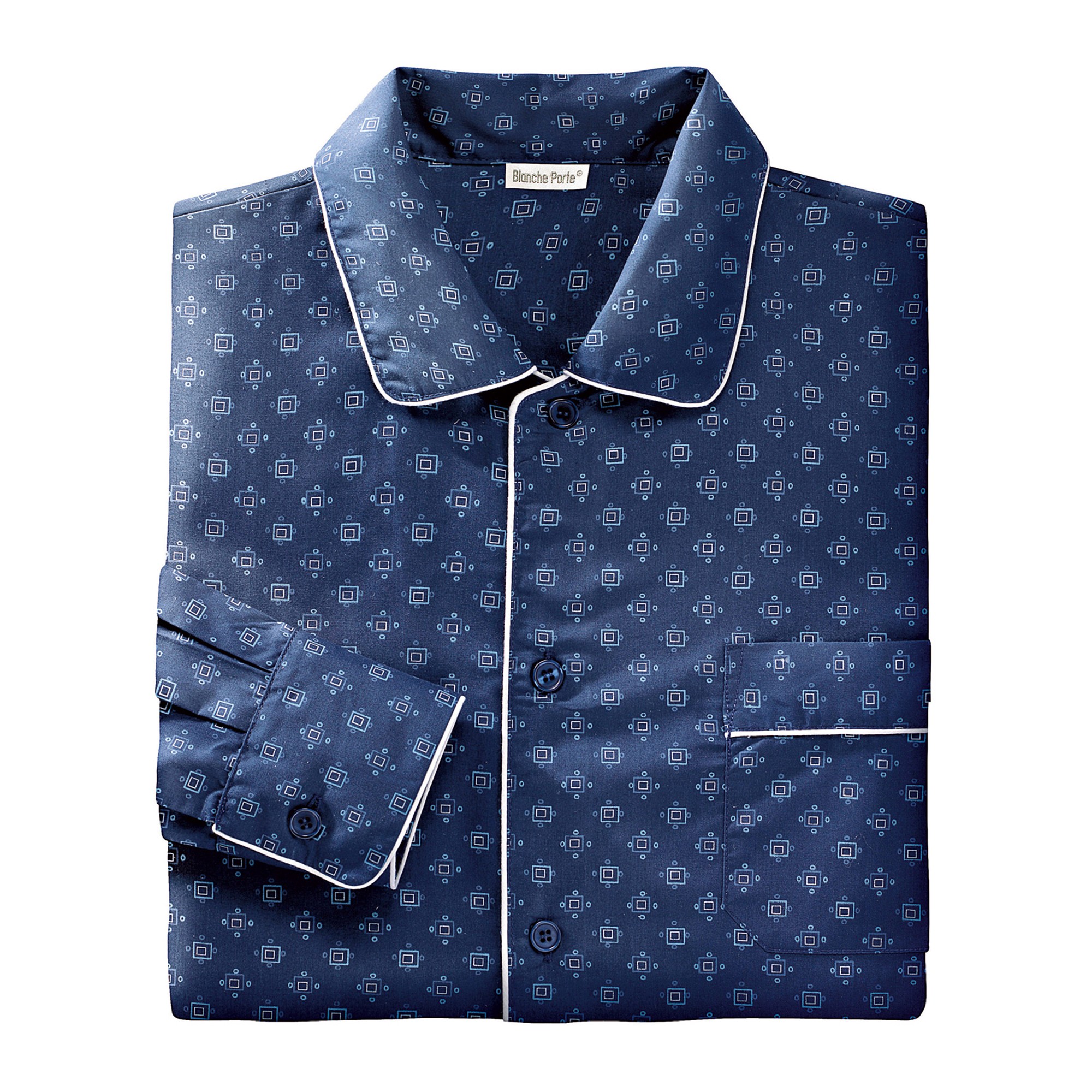 Pyjaveste Imprimé - Popeline Polycoton - Blancheporte