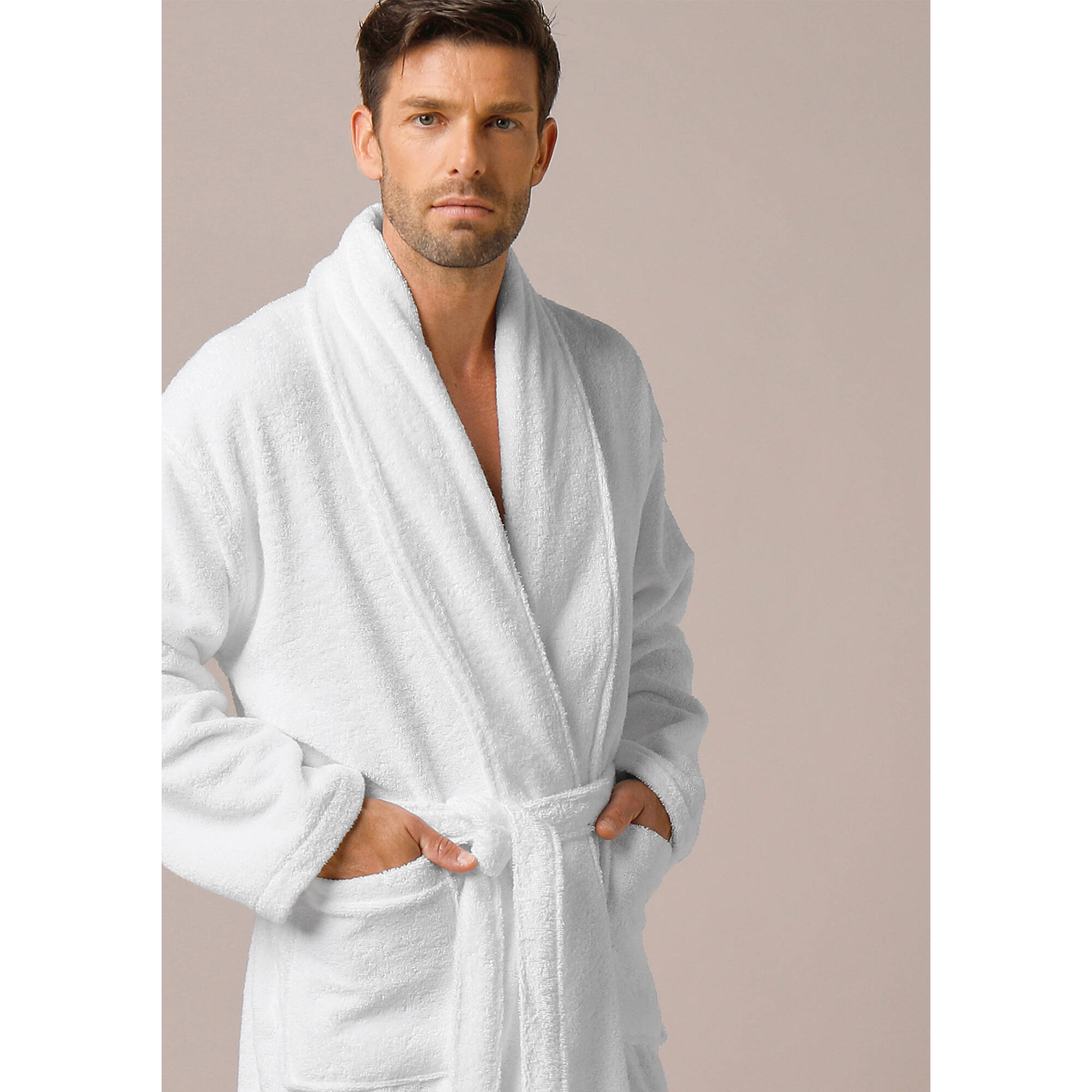 Peignoir homme blanche porte clearance