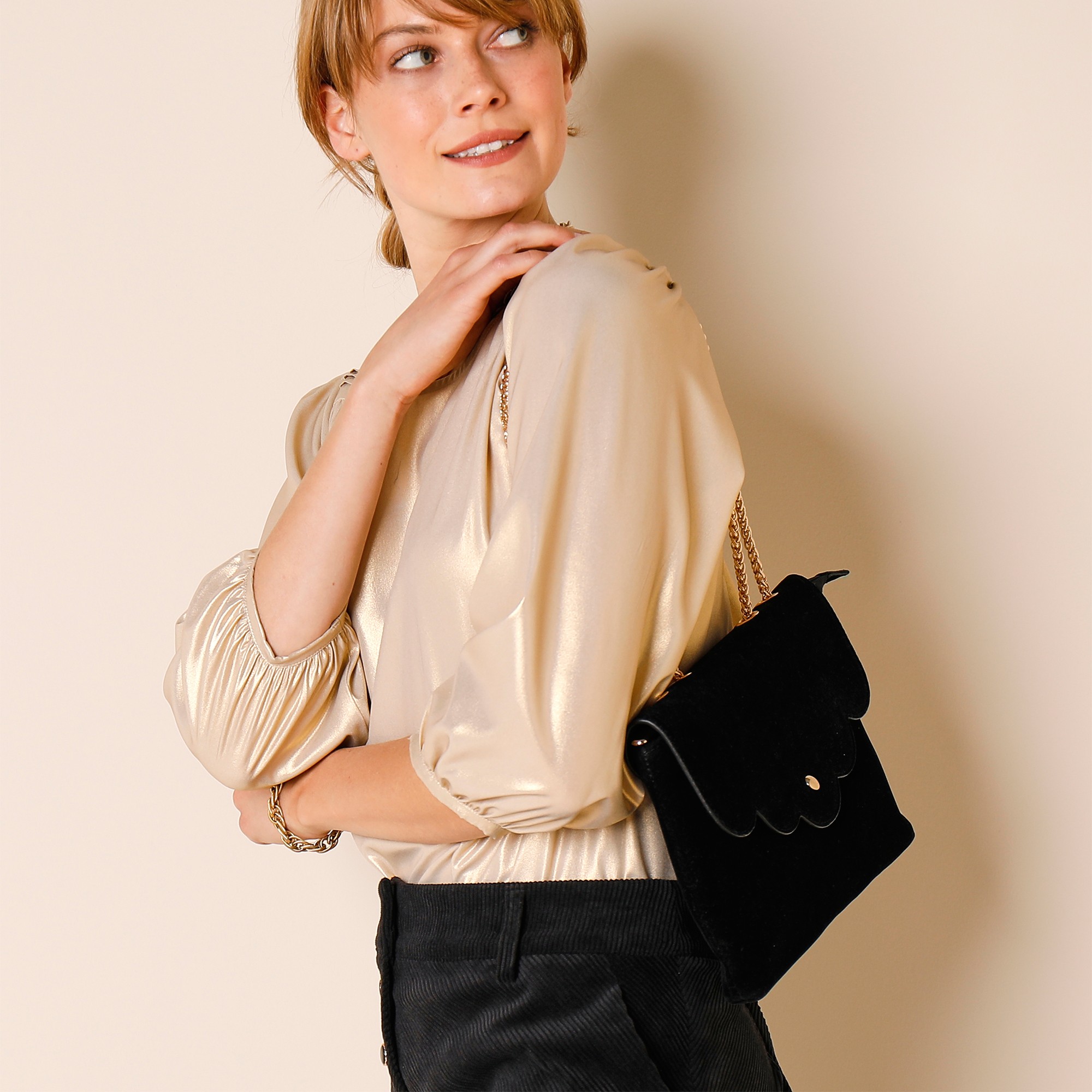 Sac Besace Finition Écailles - Blancheporte