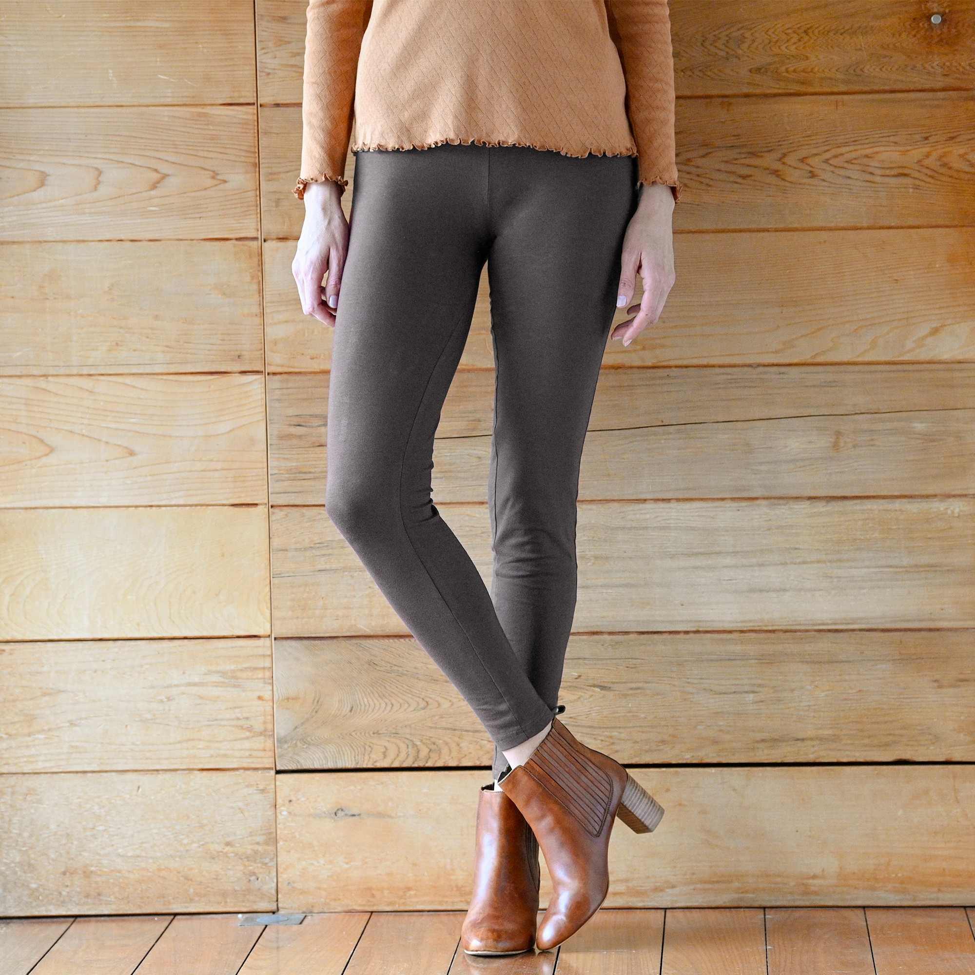 Legging Bas De Jambe Zipp Taille lastiqu e Blancheporte