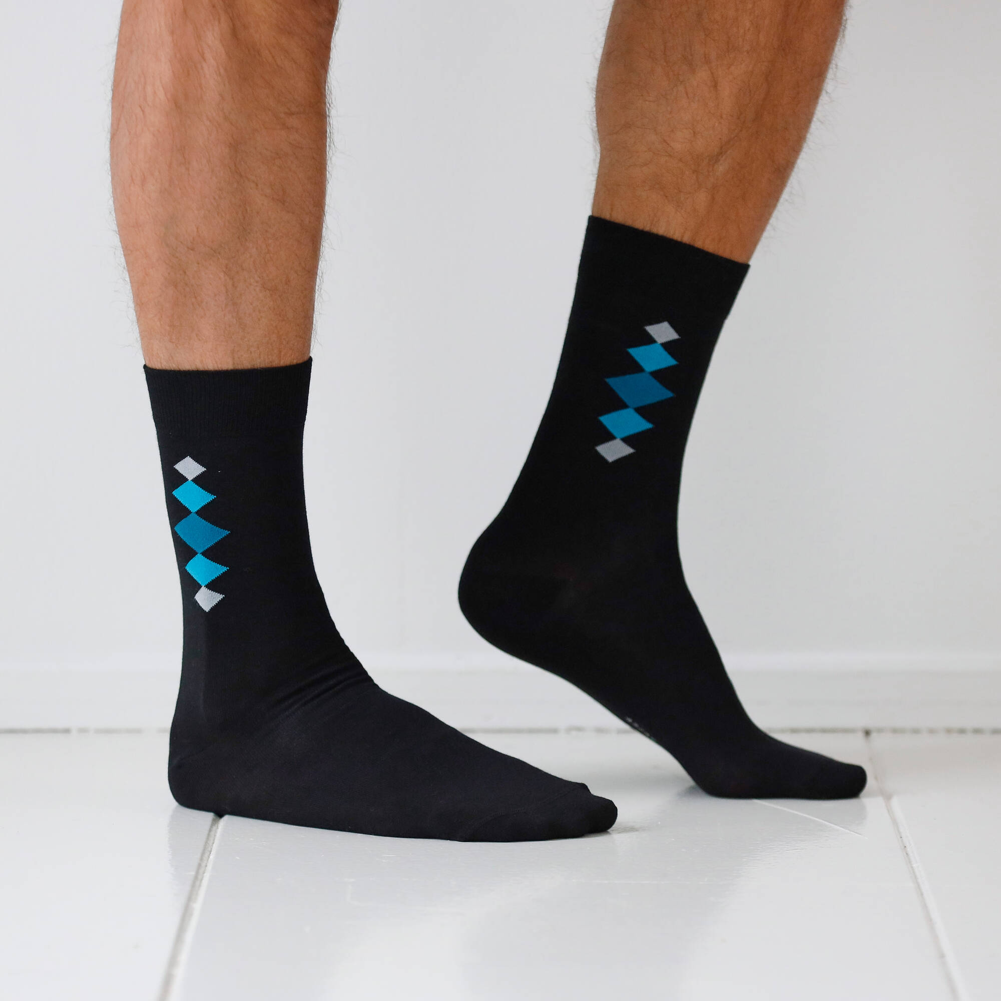 Mi-chaussettes fantaisie - lot de 5 paires - Blancheporte 22$