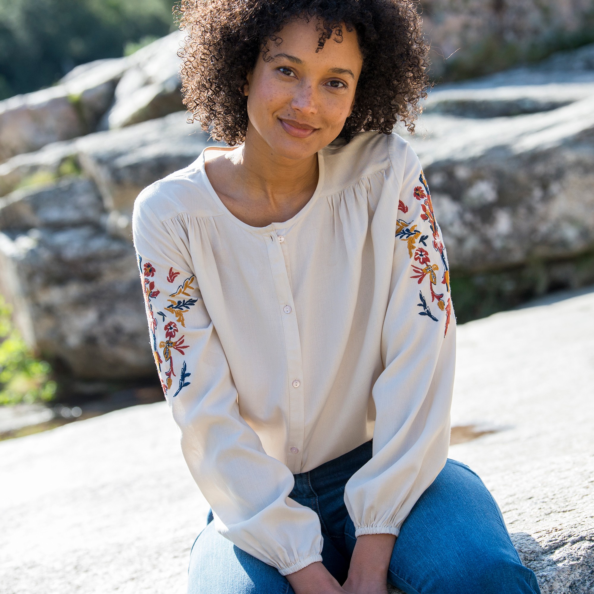 Blouse shop tablier blancheporte