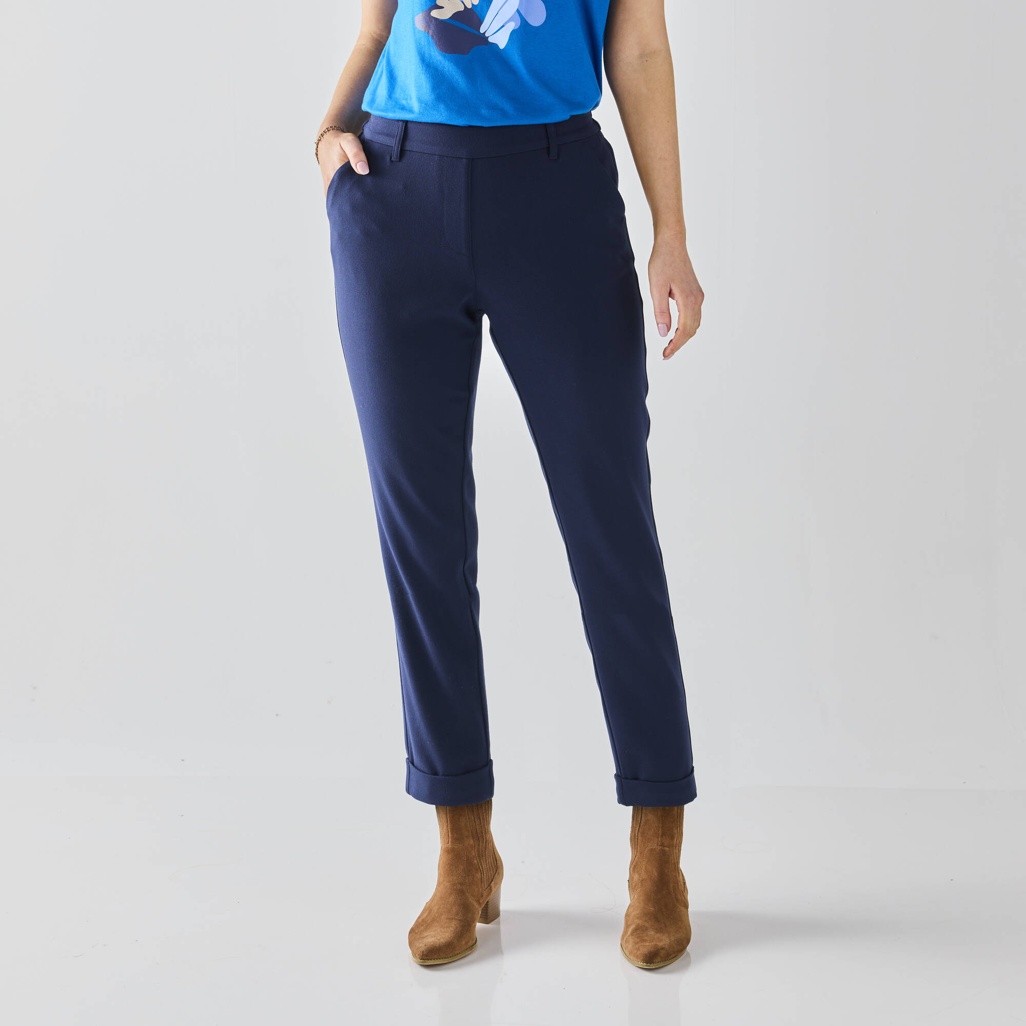 Pantalon fuseau femme blancheporte hotsell