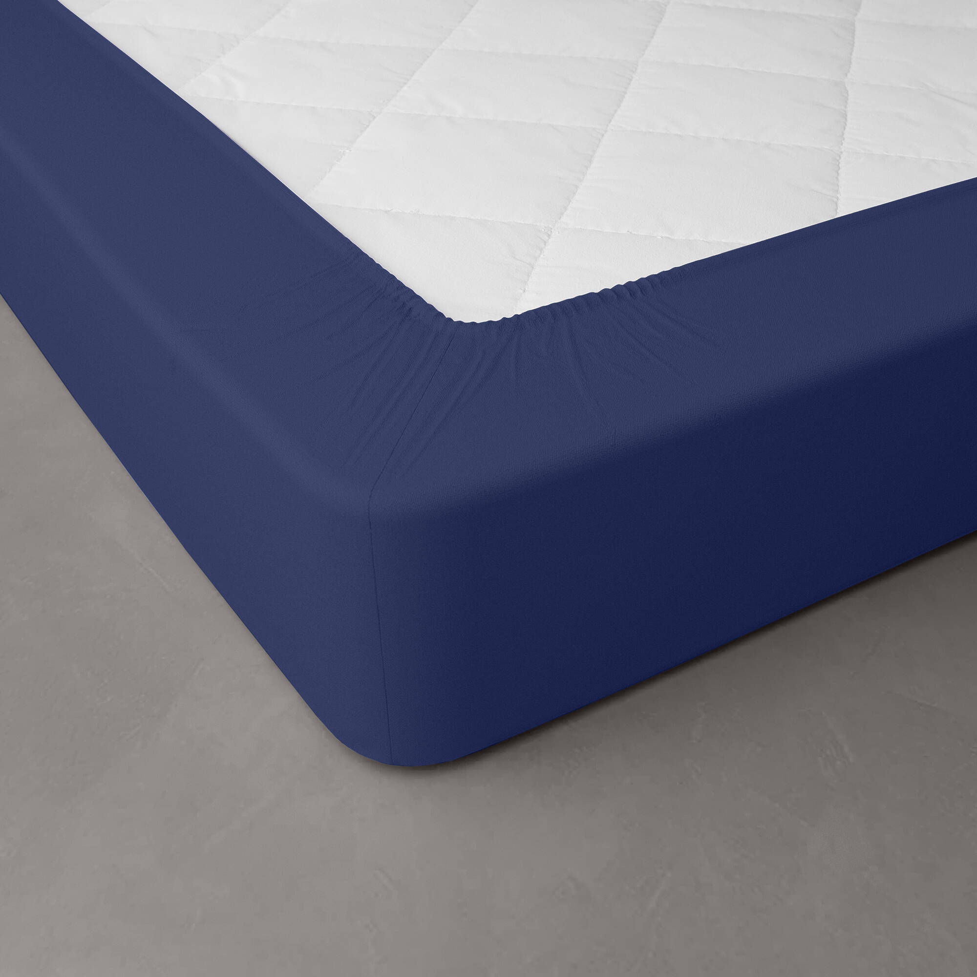 Drap-housse uni jersey bonnets 26 cm - Blancheporte