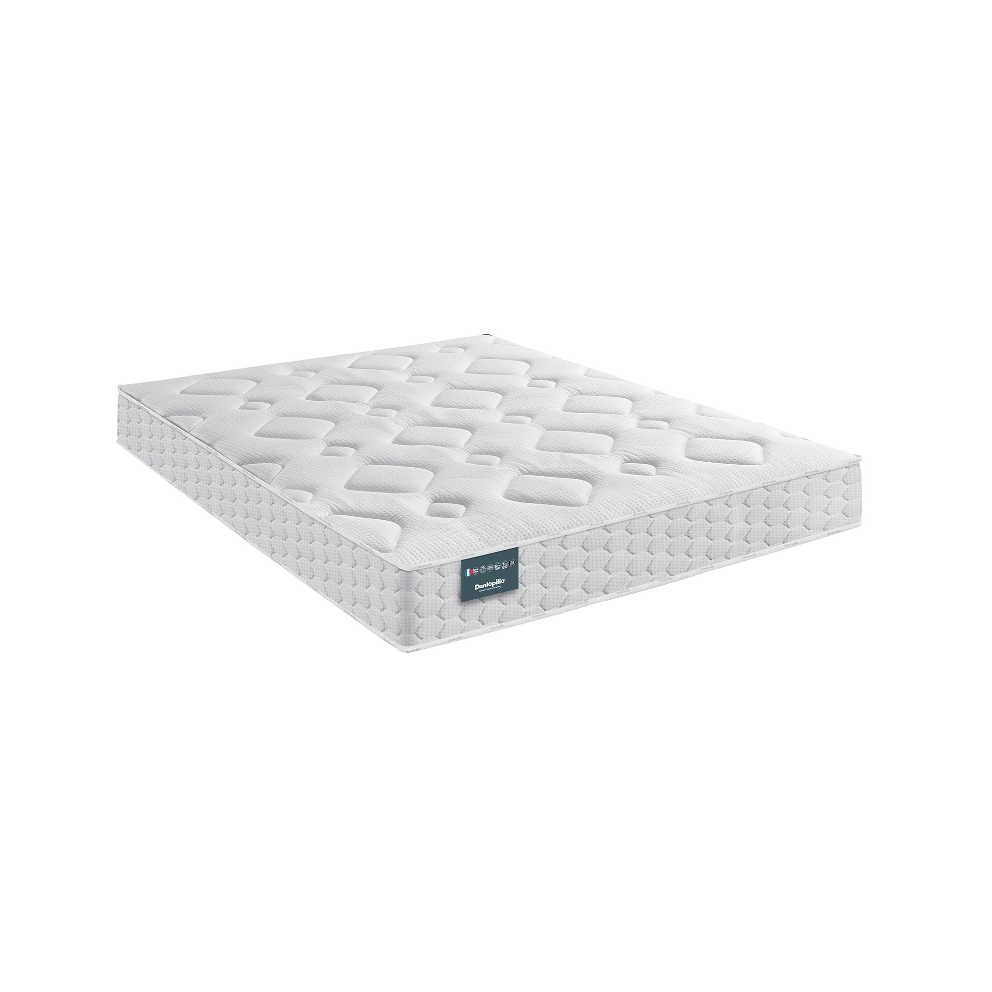 Matelas Mousse + Latex Dunlopillo Aérial® Haut. 24 Cm, Confort Ferme - Dunlopillo