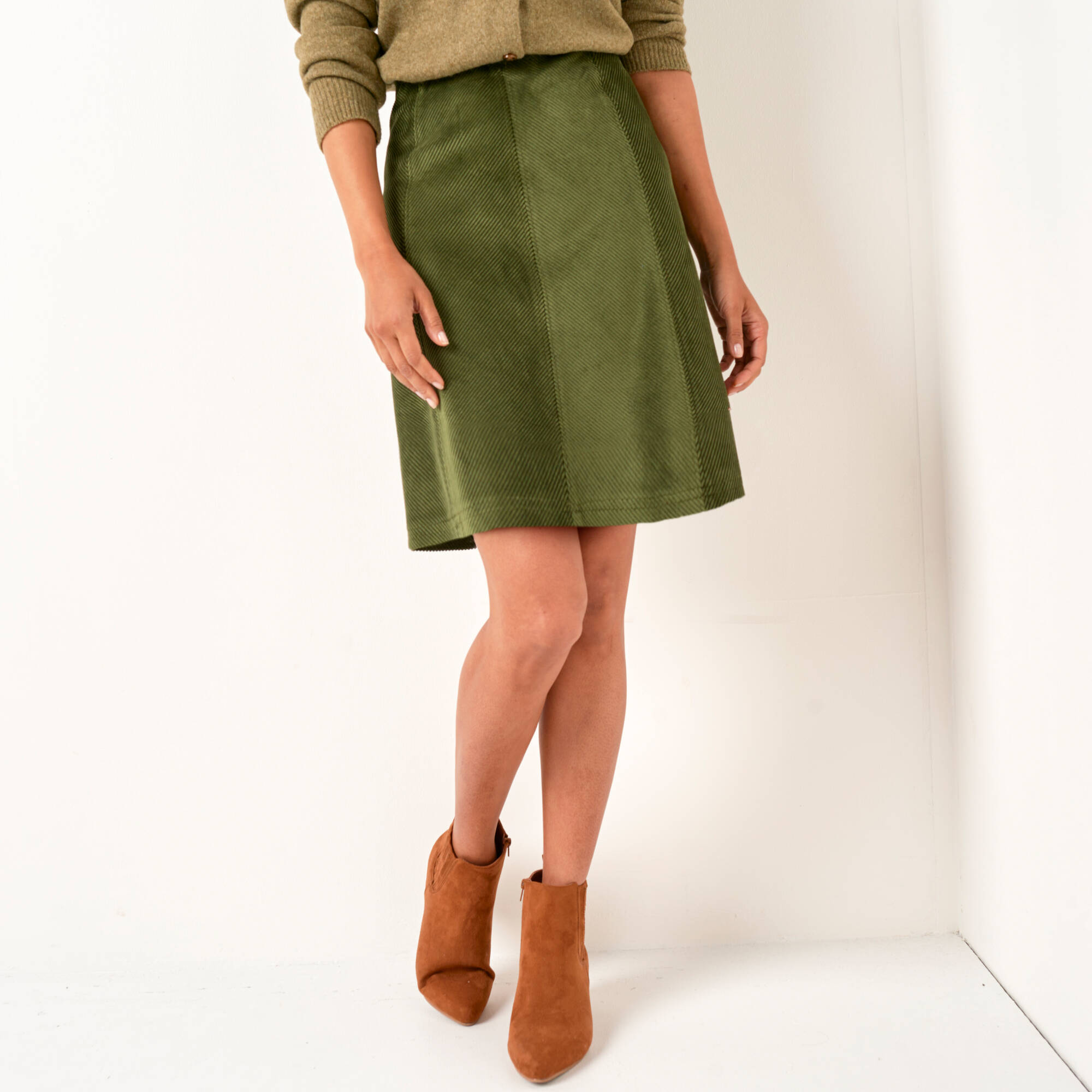 Jupe Évasée, Velours - Blancheporte