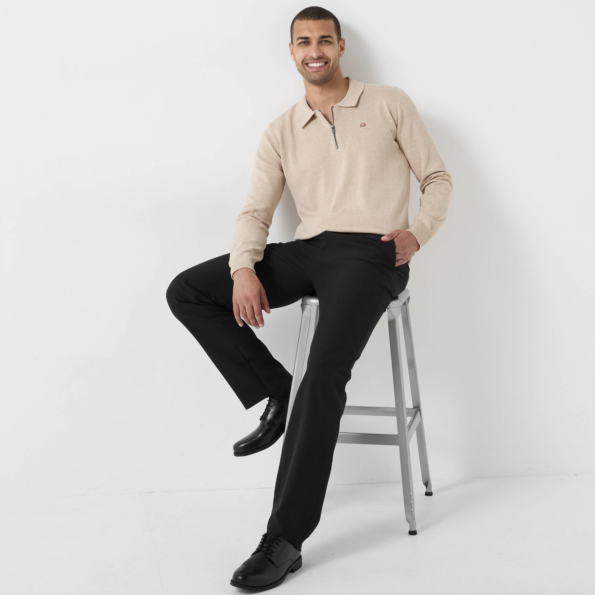 Pantalon ceinture ajustable invisible - polyester - Blancheporte 46$