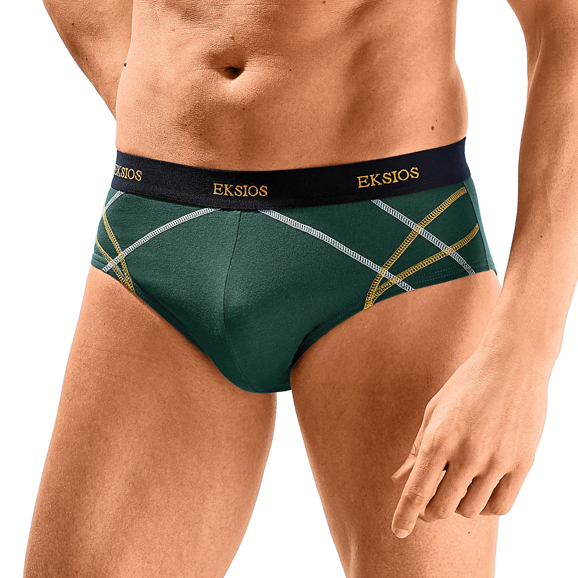 Slip Fermé Élastiqué Surpiqué Taille Confort - Lot De 6 - Blancheporte