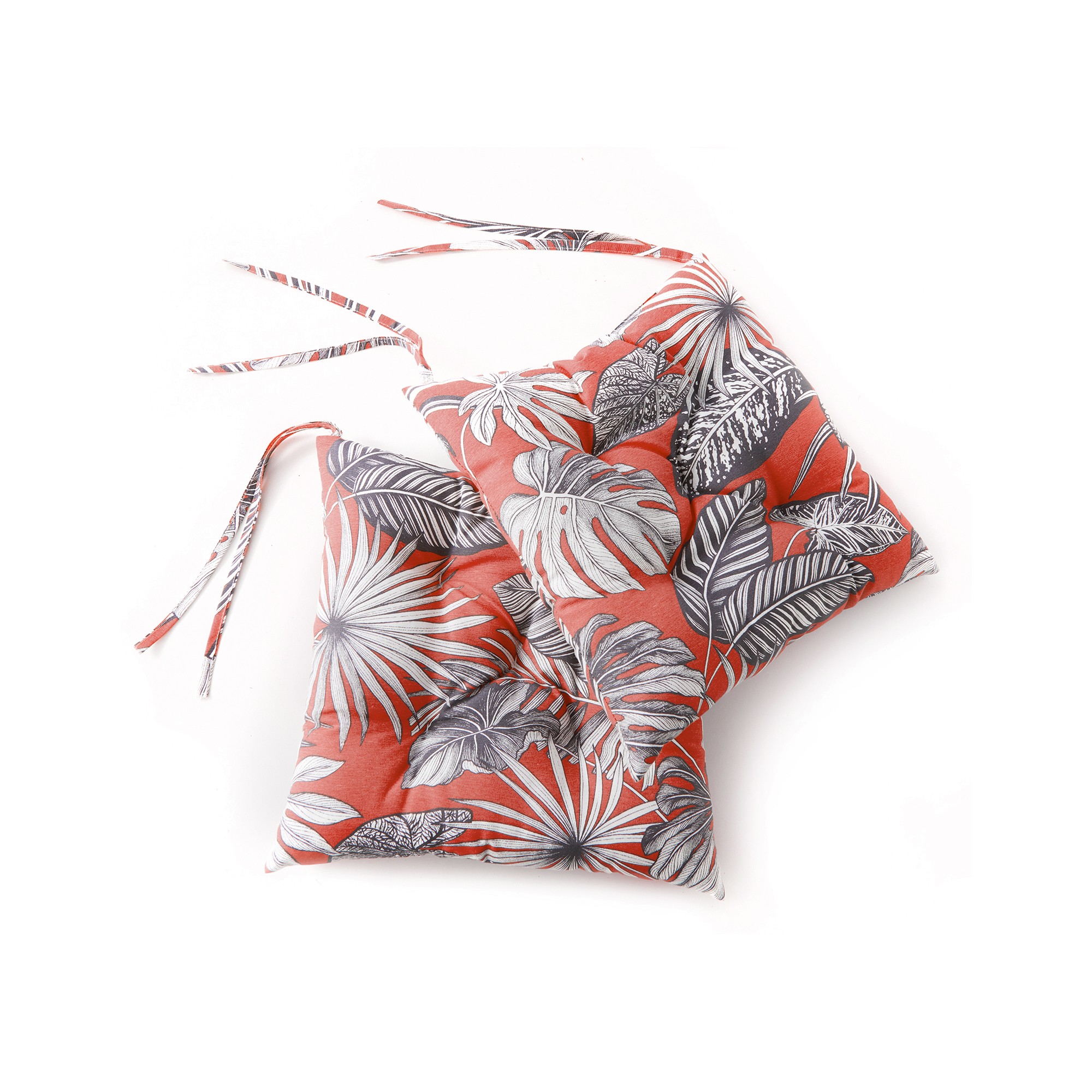 Galette De Chaise Imprimé Tropical - Blancheporte