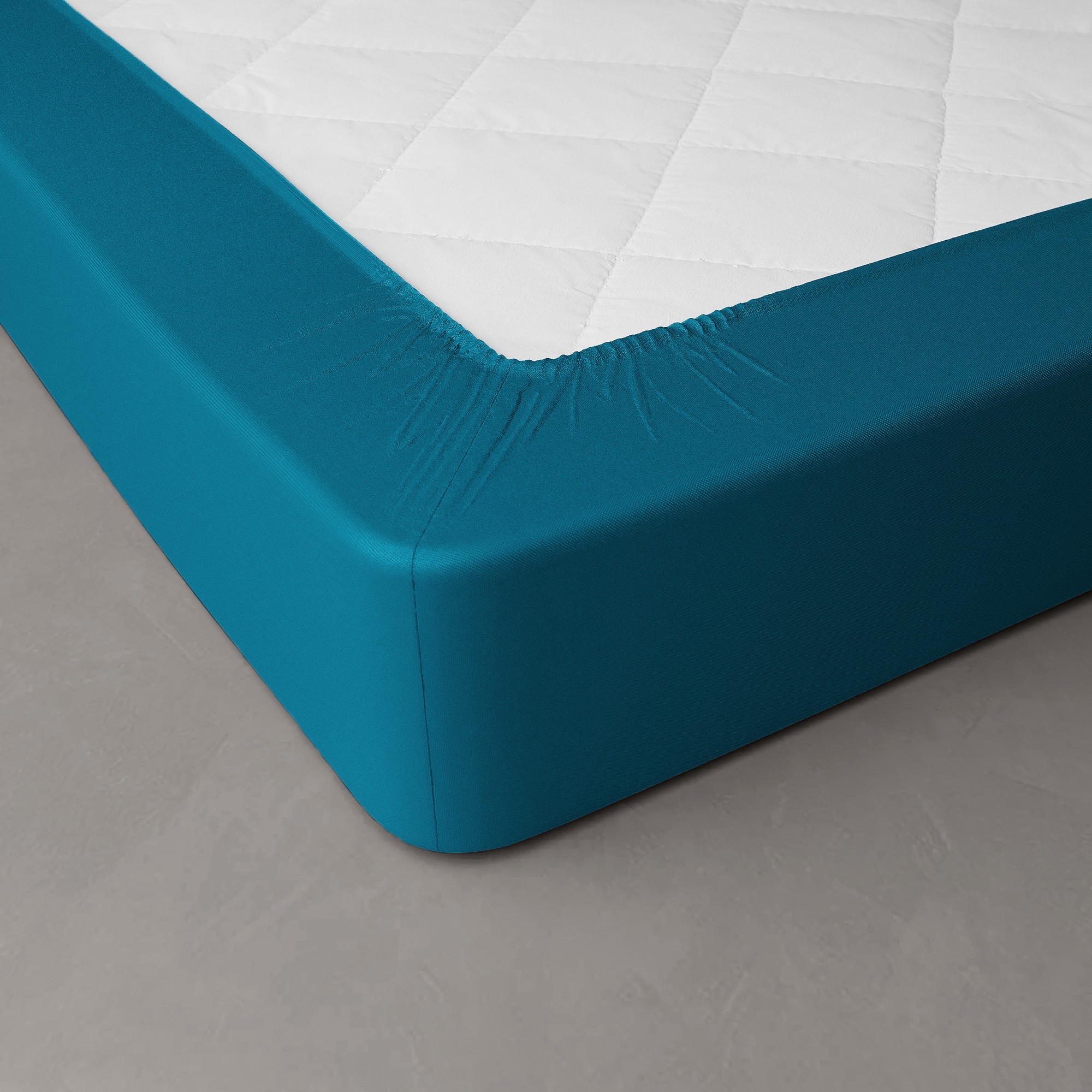 Drap-housse Uni Percale Bonnets 40 Cm - Blancheporte