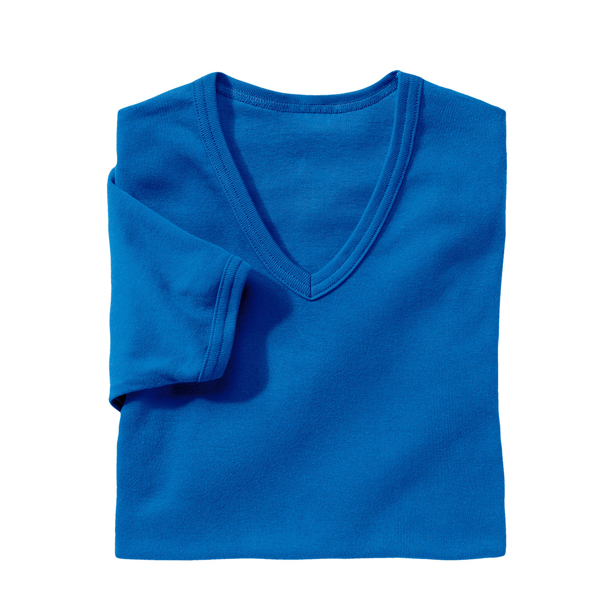 T-shirt maori bleu pour homme col V - BACK TO LEGEND