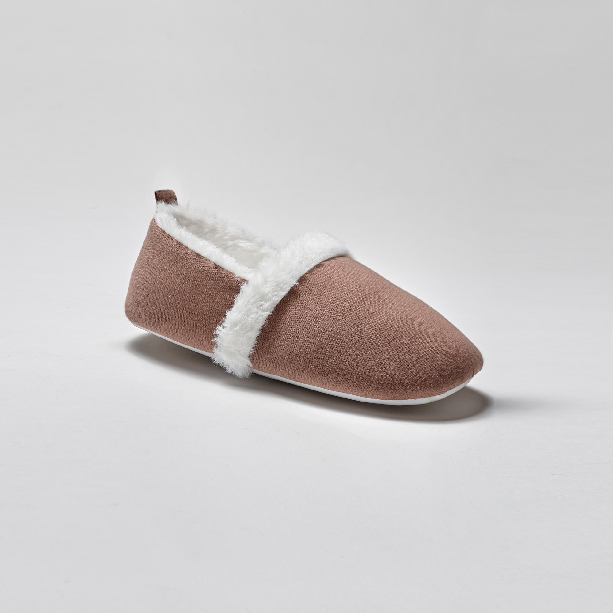 Chaussons Doublés Fausse Fourrure - Blancheporte