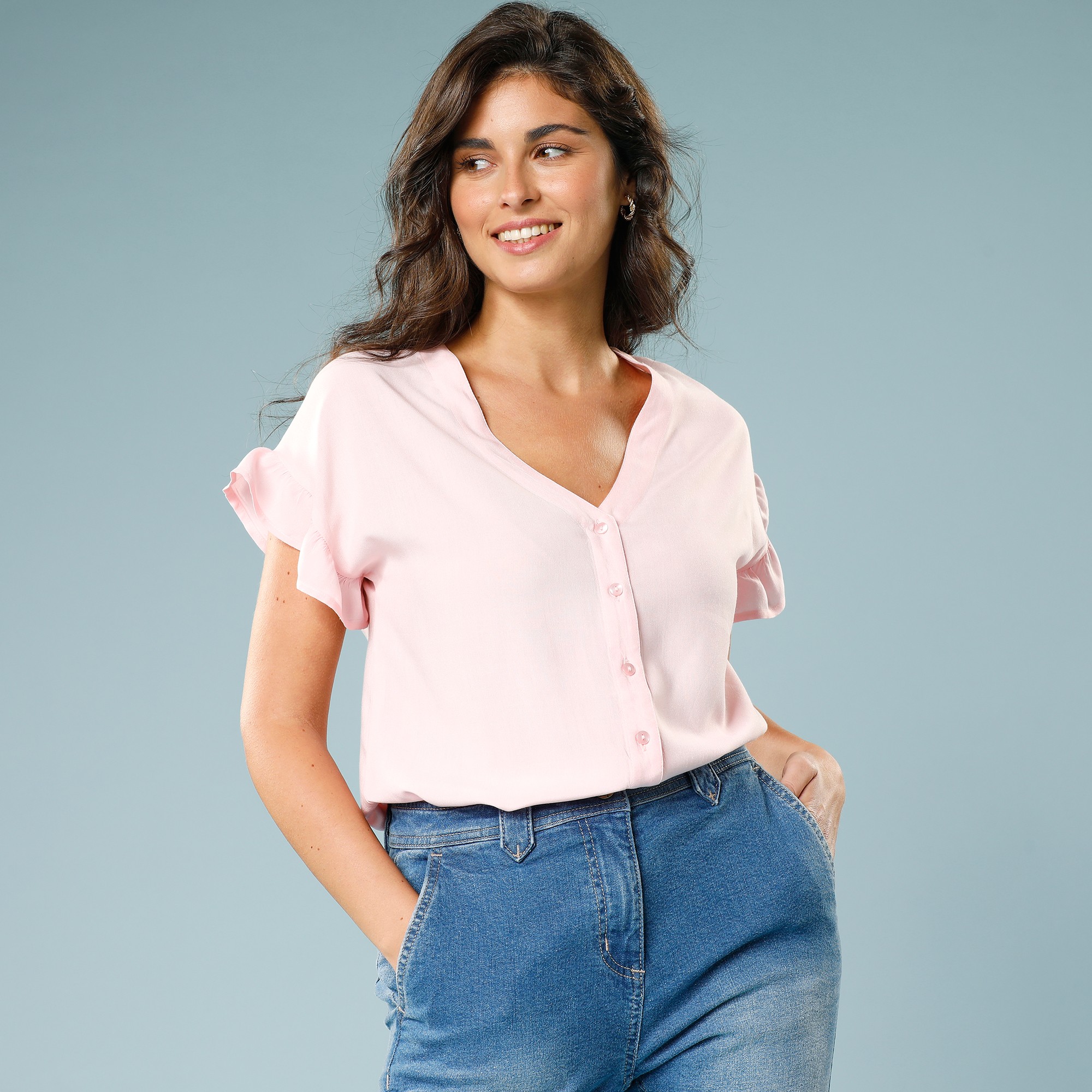 Chemisier Uni Spéciale Petites - Blancheporte