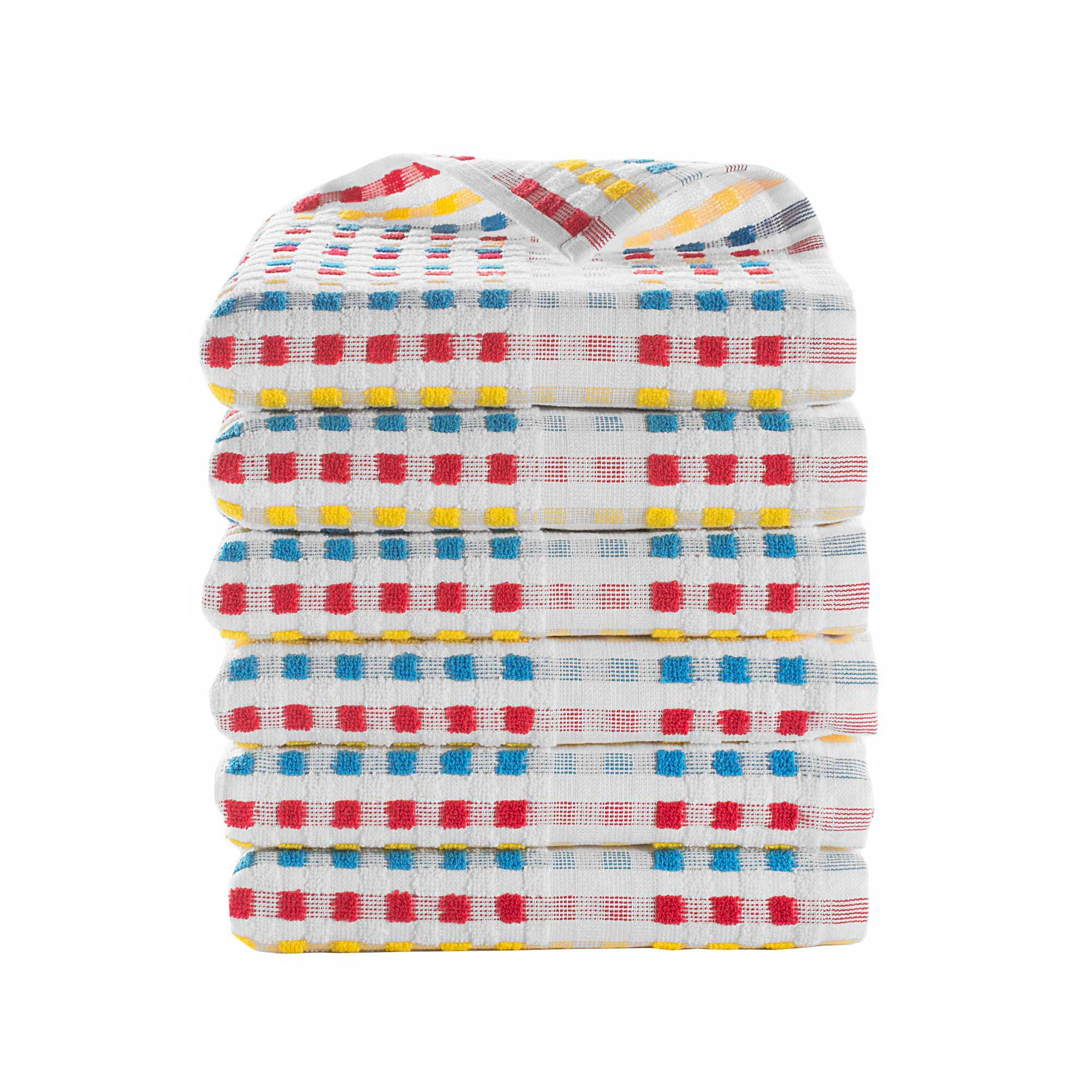 Essuie-mains Éponge Fond Clair - Lots - Blancheporte