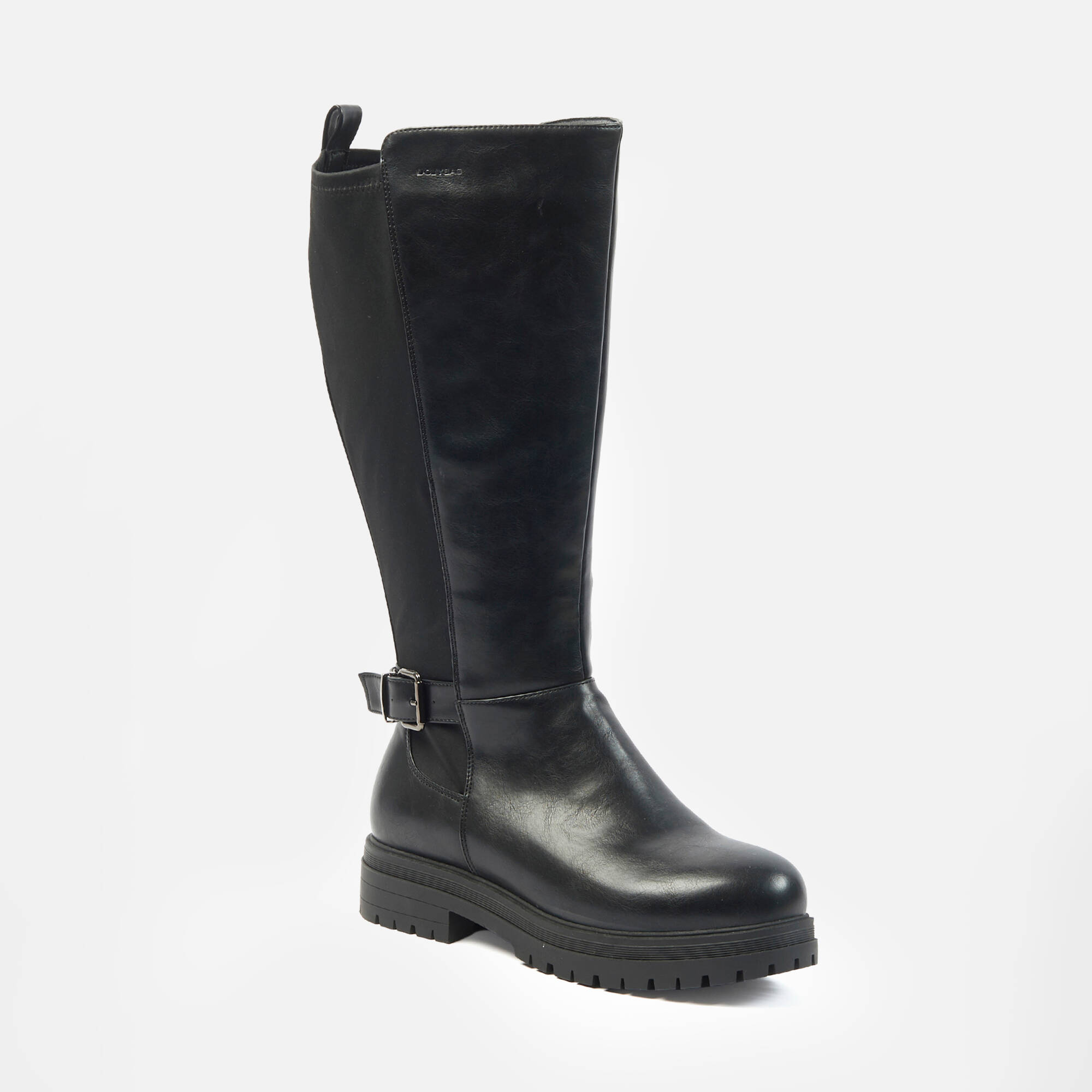 Bottes Kylie très larges mollets 3XL, talon cranté et bande élastiquée - Blancheporte