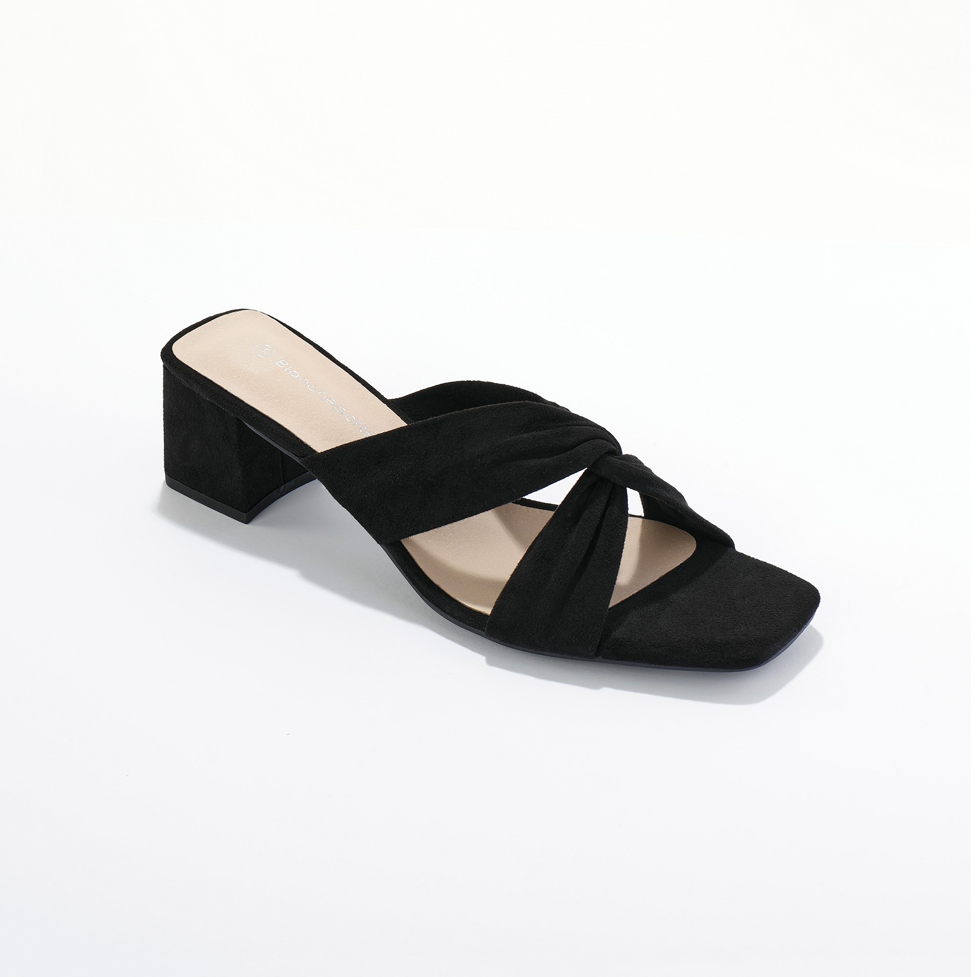 Mules À Talon Drapées - Blancheporte