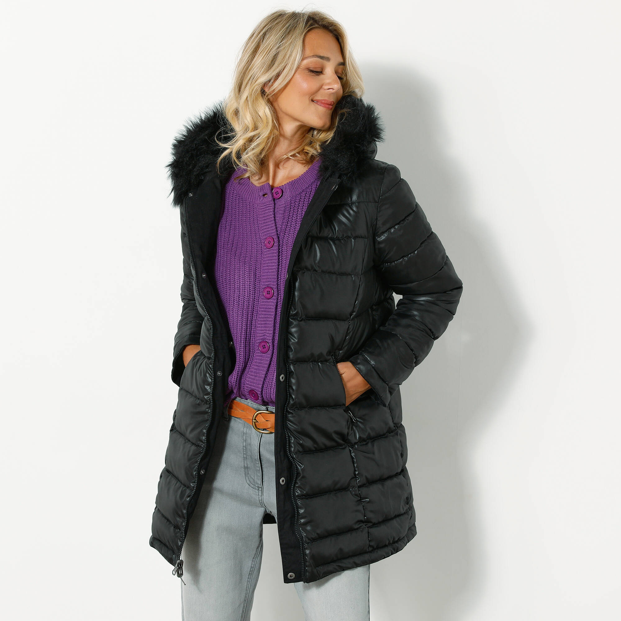 Parka reversible doudoune matelassee deperlante
