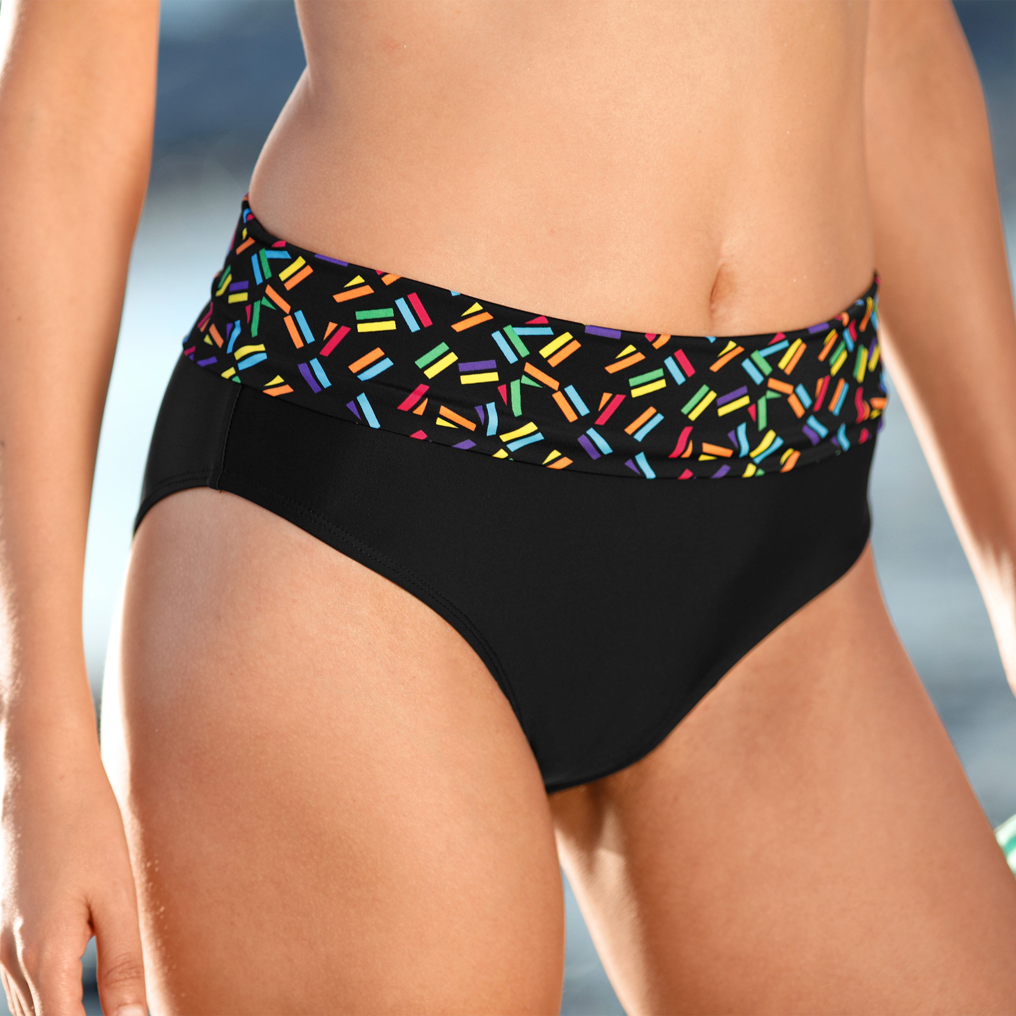 Slip De Bain Modulable Imprimé Multicolore Mena - Blancheporte