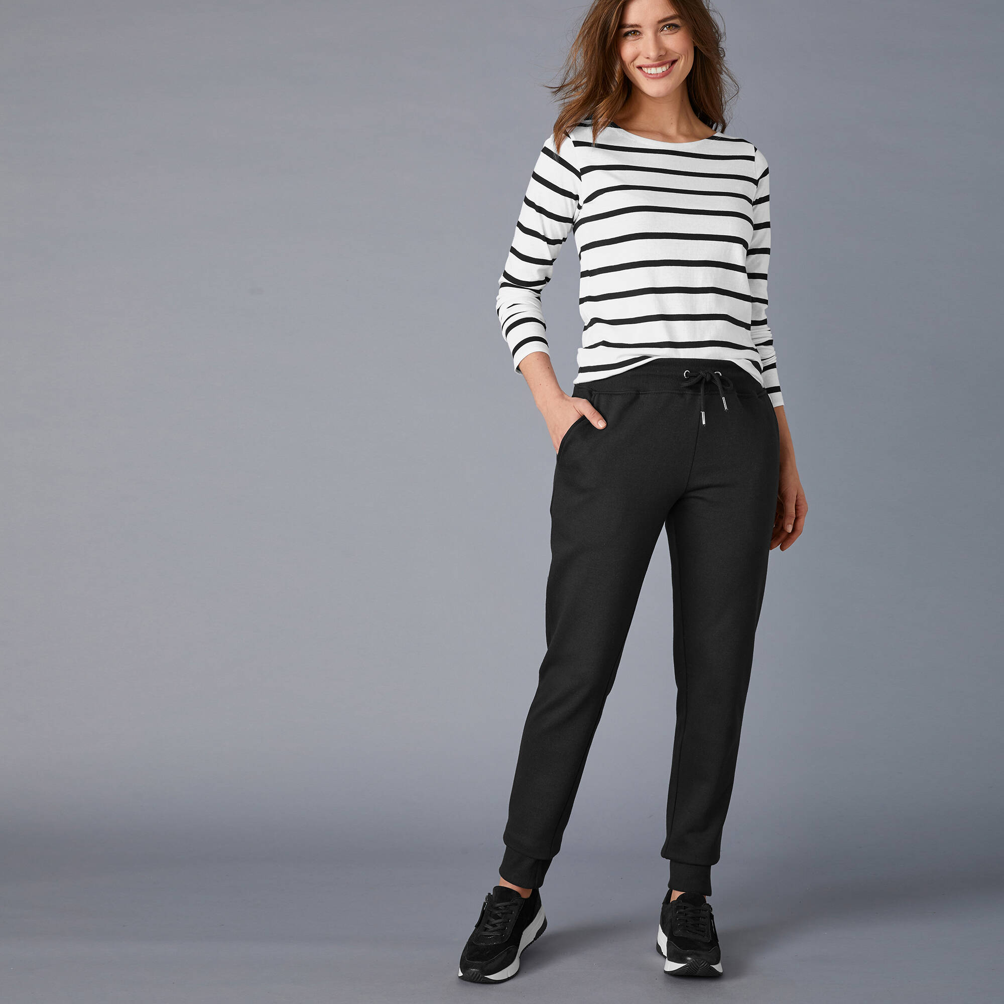 Pantalon jogging en molleton gratt - Blancheporte 26$