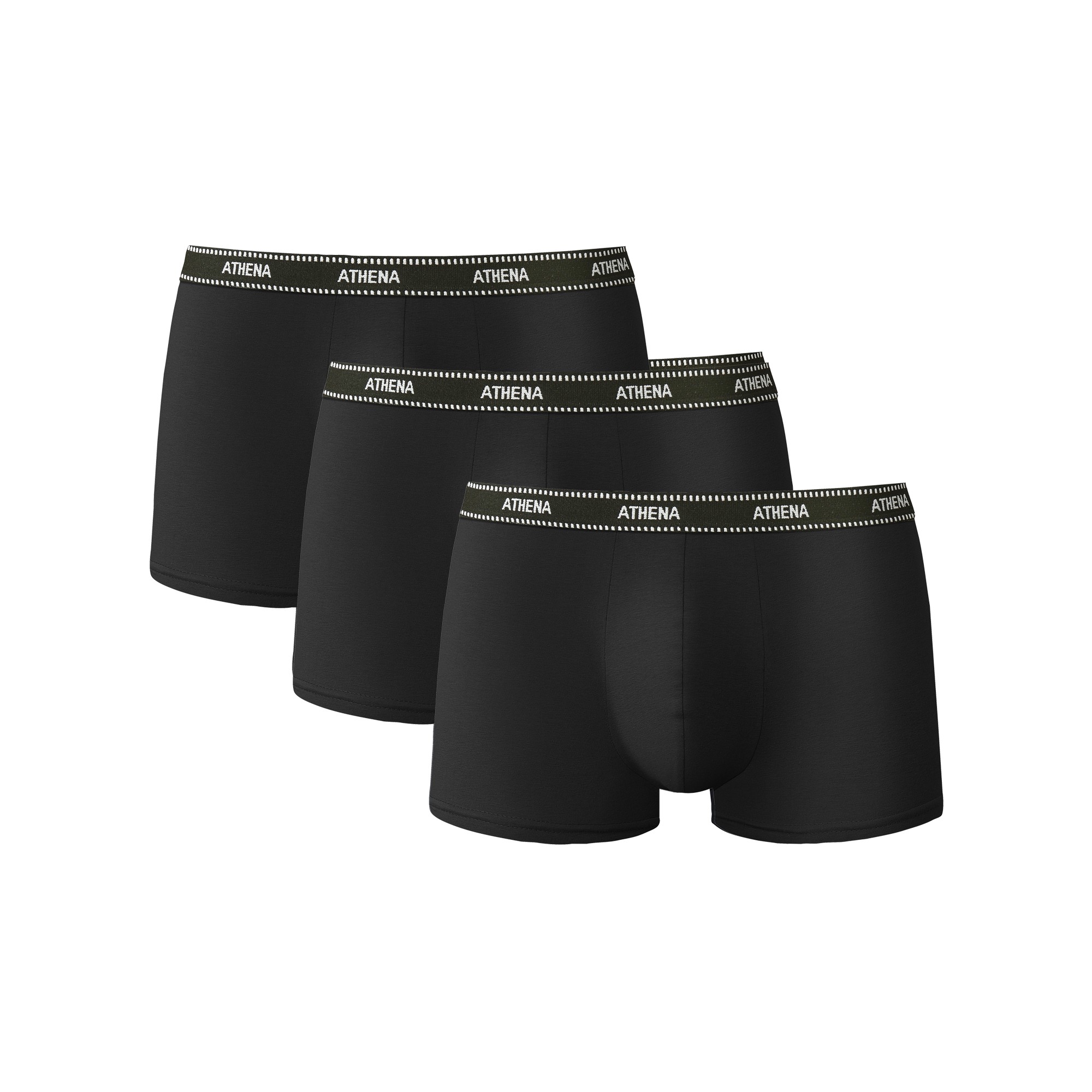 Lot de 3 boxers Ecopack Athena® - L - Noir - Athena
