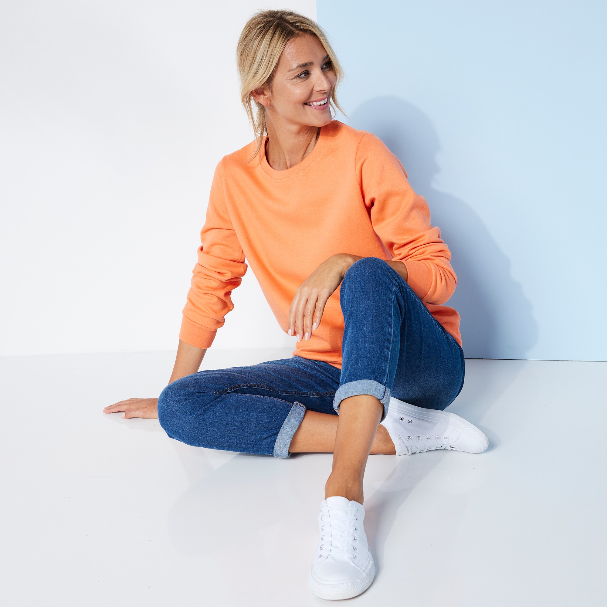 Sweat Molleton Uni - Blancheporte