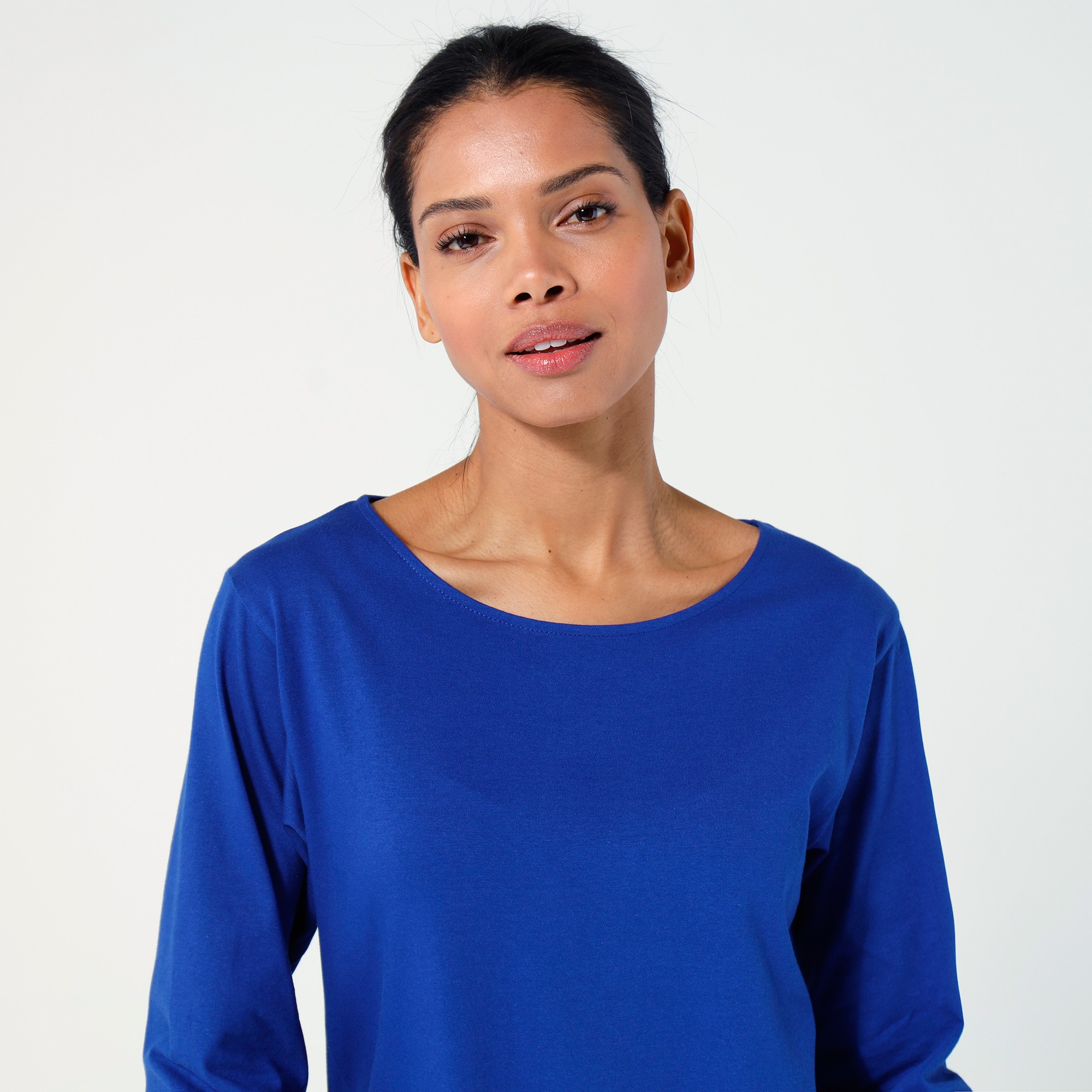 Shirt manches longues deals femme blancheporte