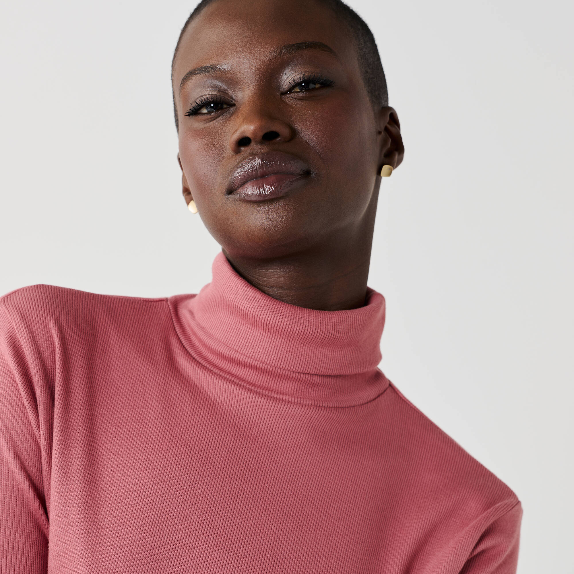 Sous-pull col roul en maille ctele uni - Blancheporte 20 €