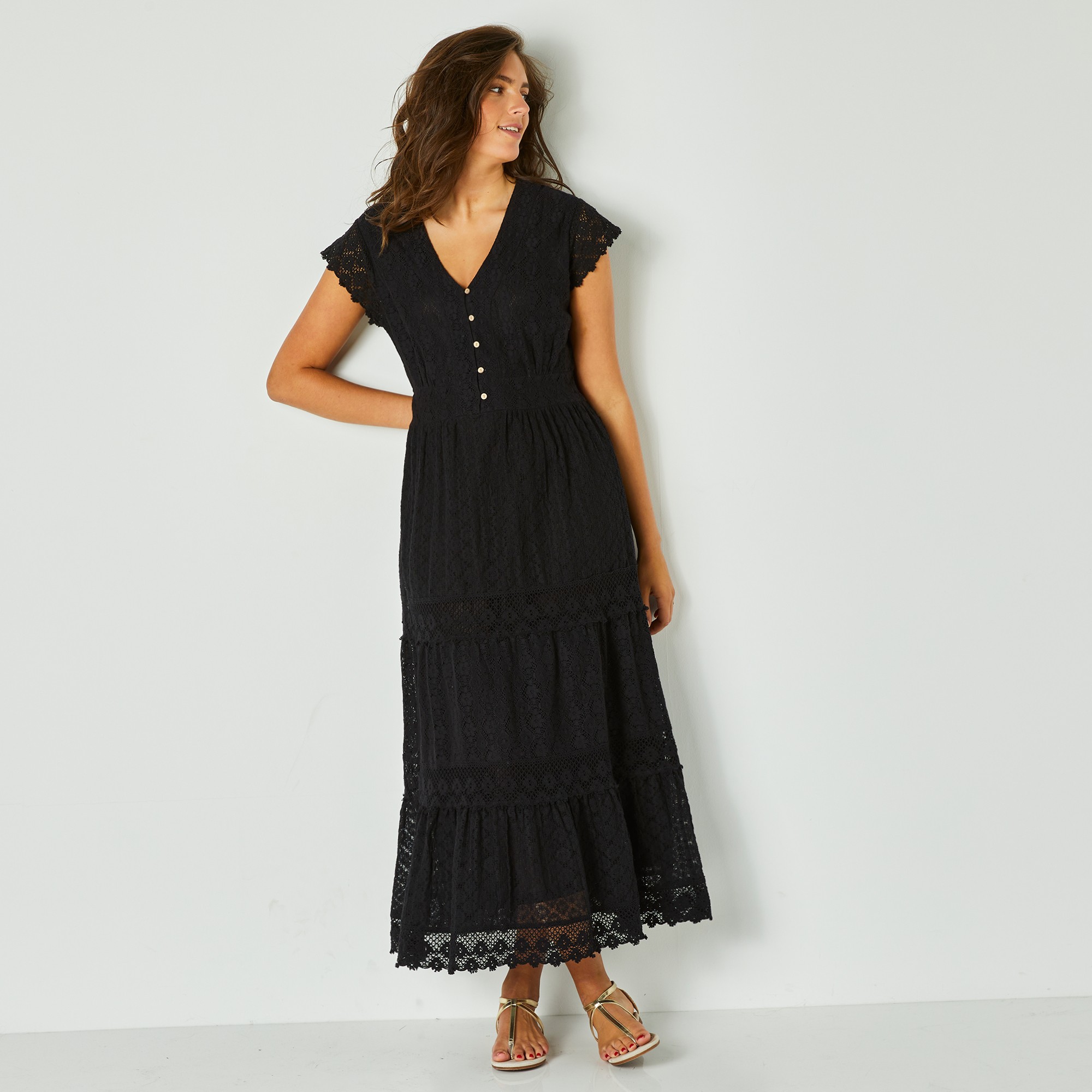 Blanche porte deals robe noire