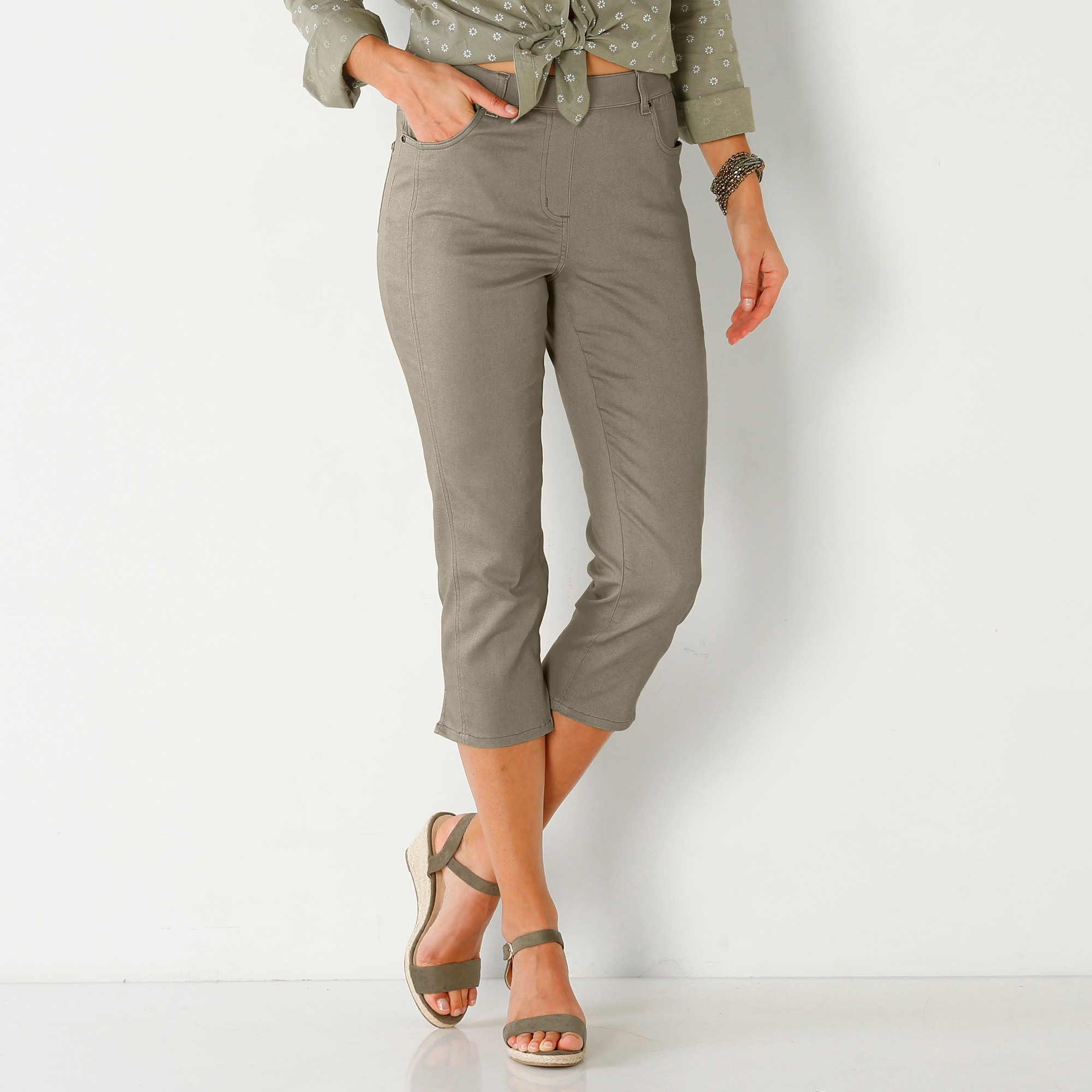 Corsaire Stretch Coutures Affinantes - Blancheporte