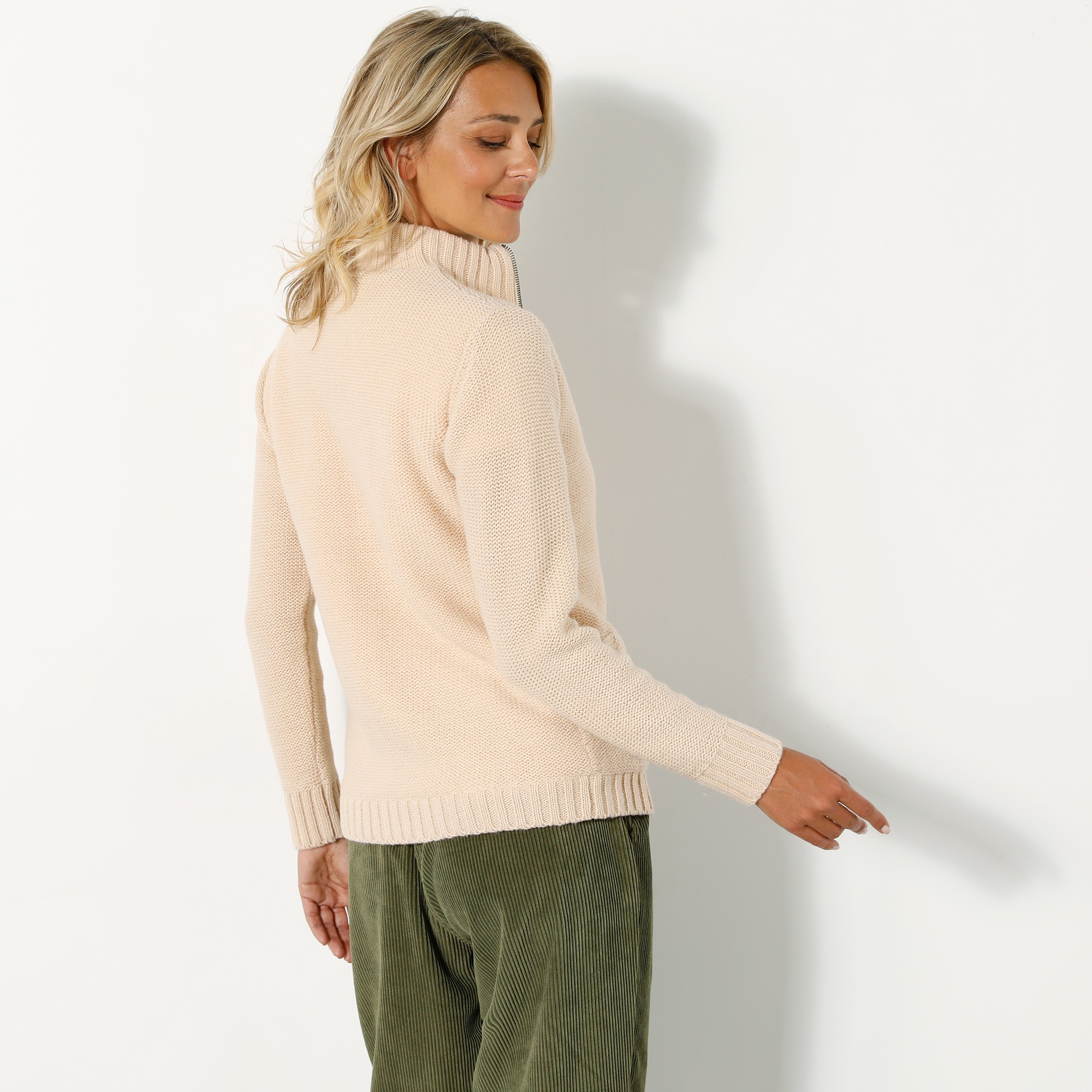 Gilet zippé femme blancheporte deals