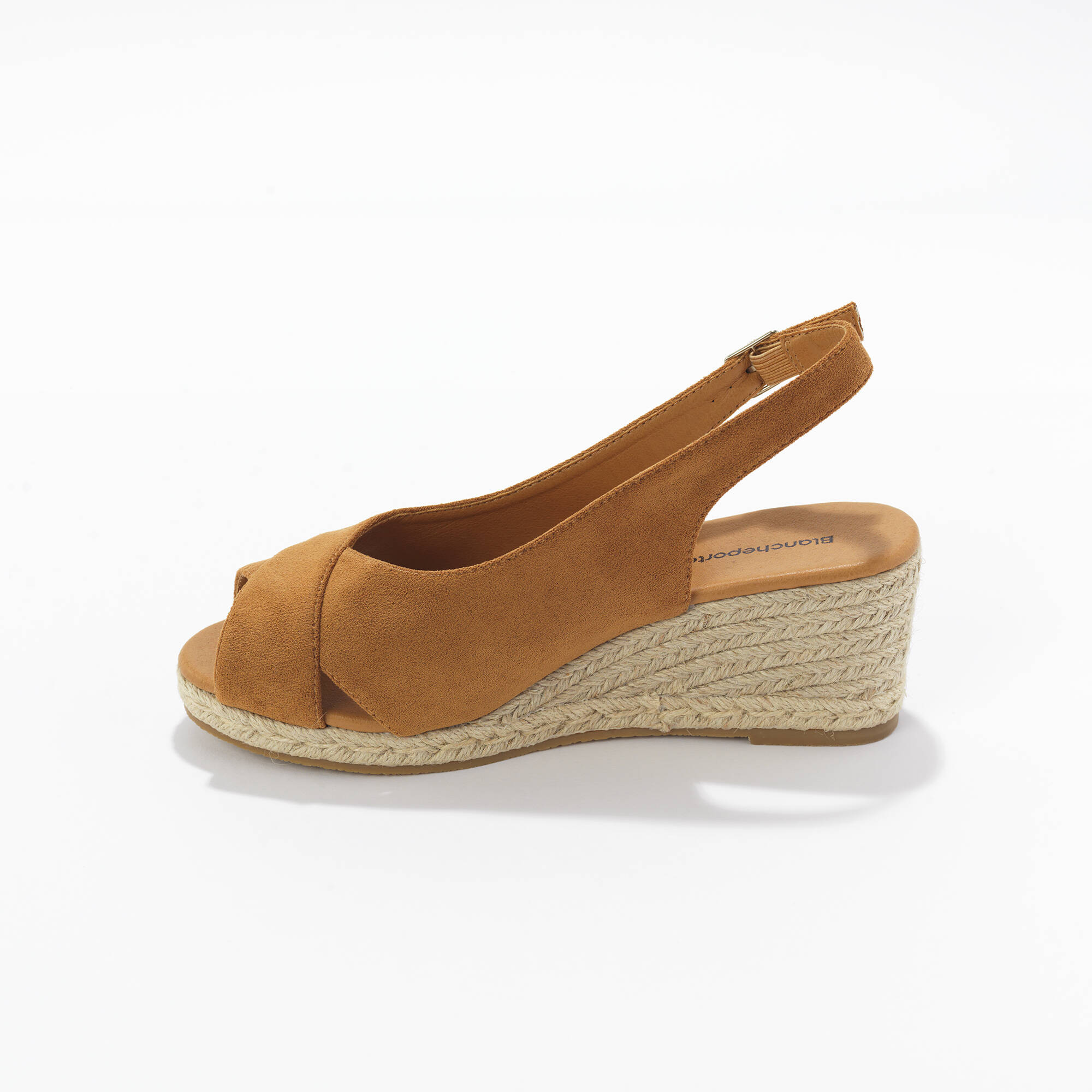 Sandales Compensées Blancheporte Pointure 38 - Talon Haut Framboise - Neuf Avec Boîte