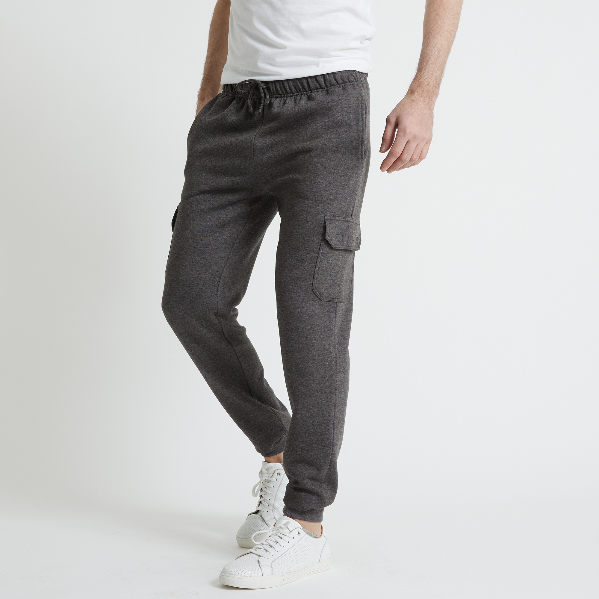 Pantalon Molleton Cargo Bas Resserrés - Blancheporte