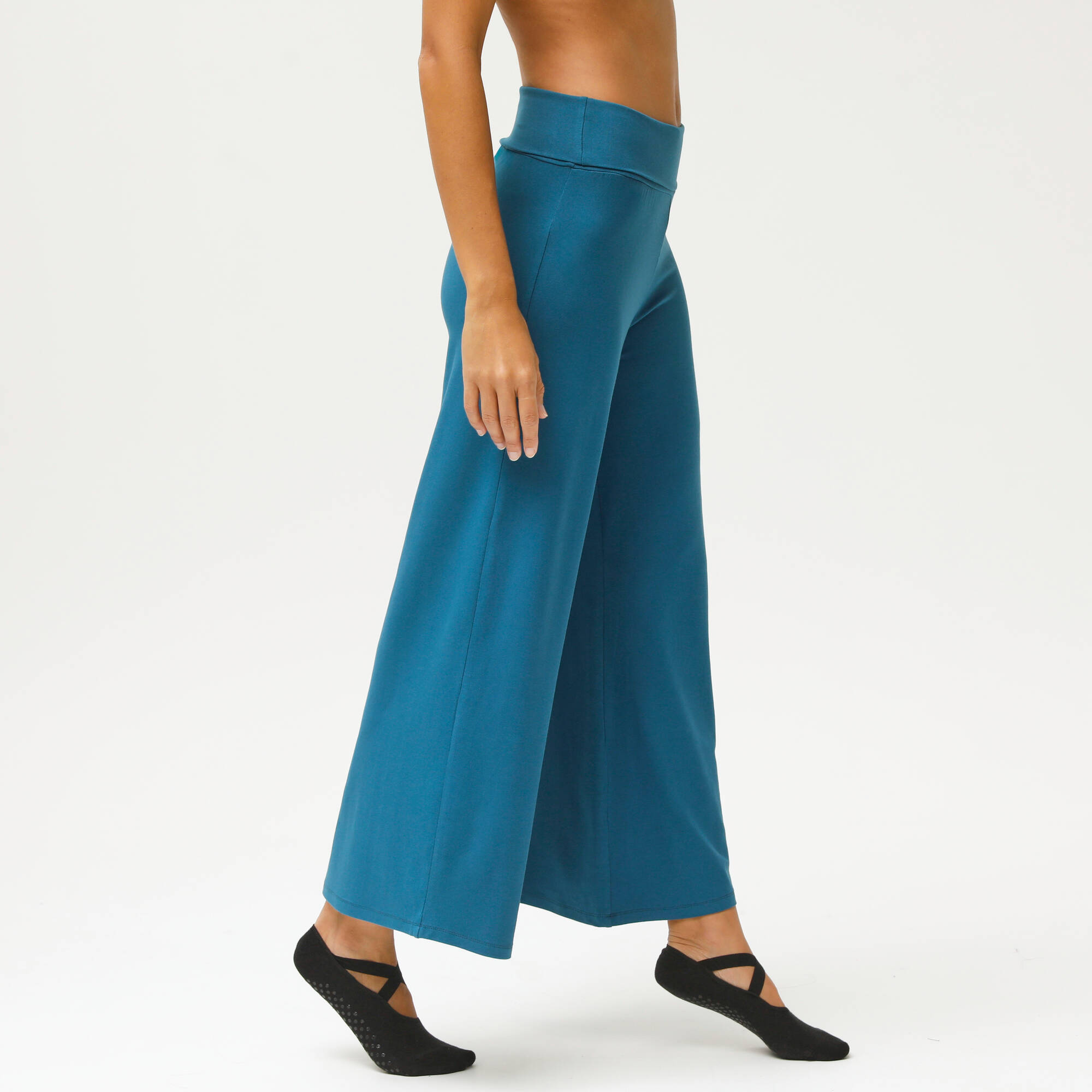 Pantalon large 78me taille lastique uni - Blancheporte 10 €