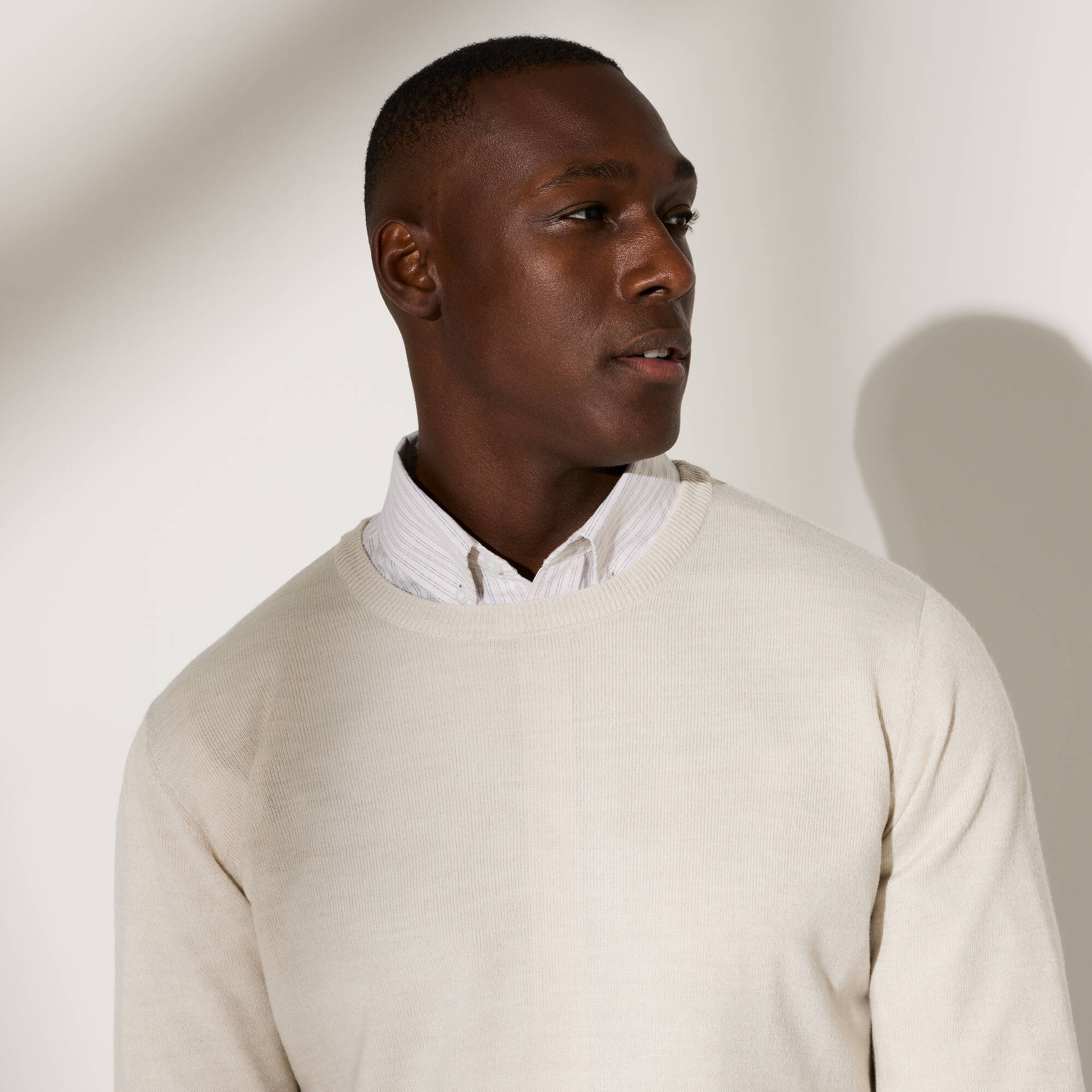 Pull uni col rond - Blancheporte 9 €