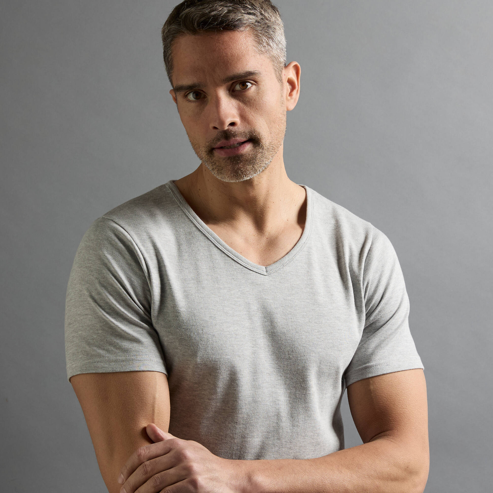 T-shirt sous-vtement homme col V manches courtes chaleur douce - lot de 2 - Blancheporte 28$