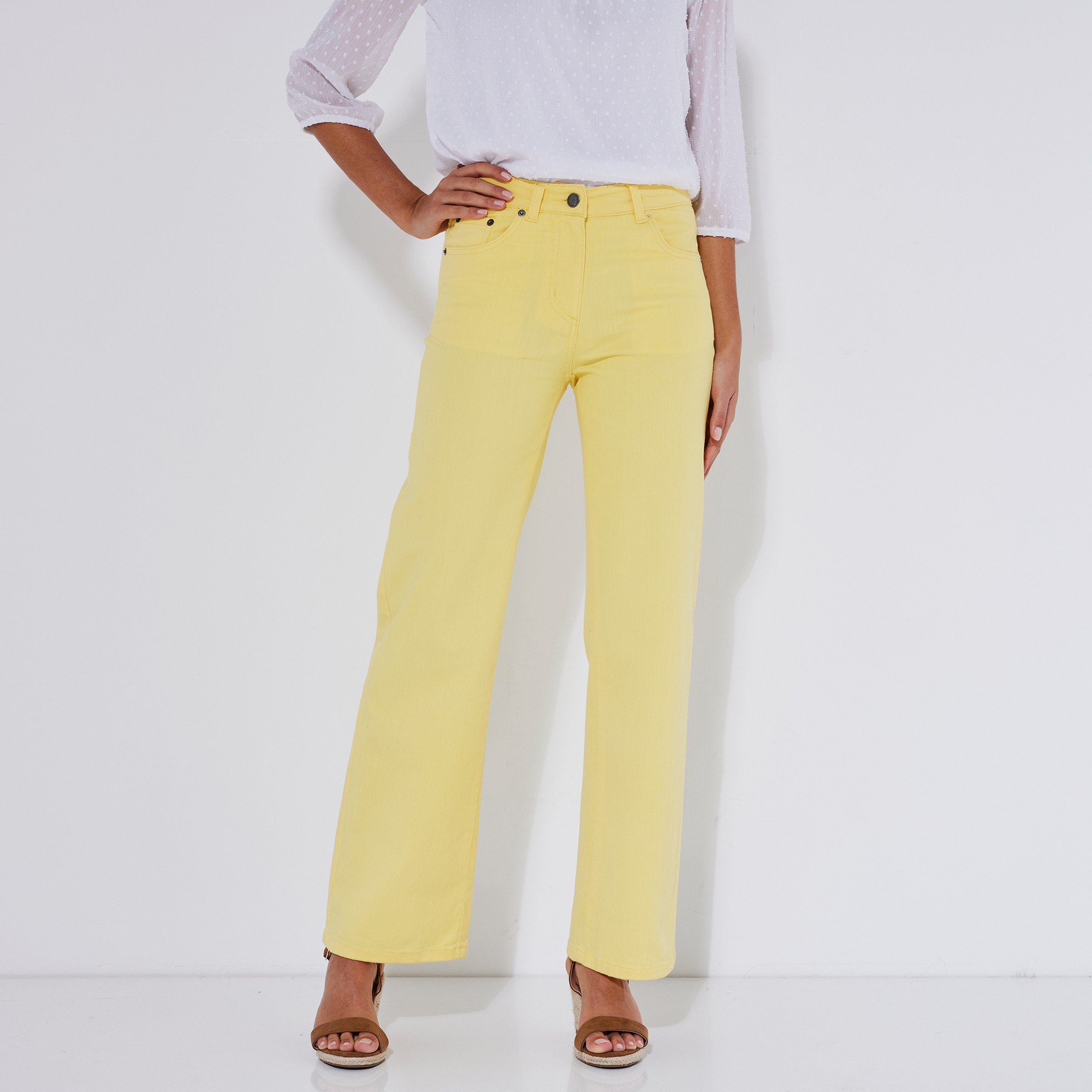 Pantalon Large Stretch - Grande Stature - Blancheporte