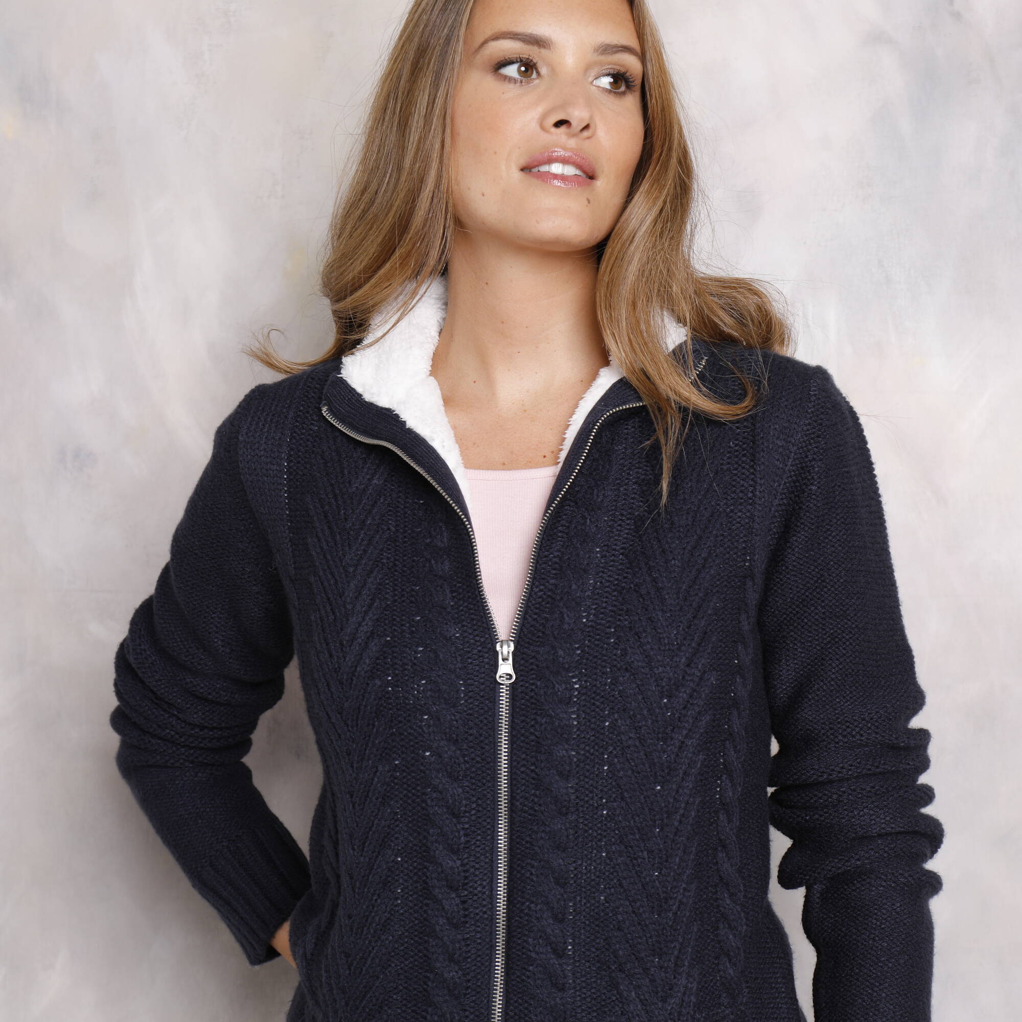 Gilet zippé femme blancheporte new arrivals