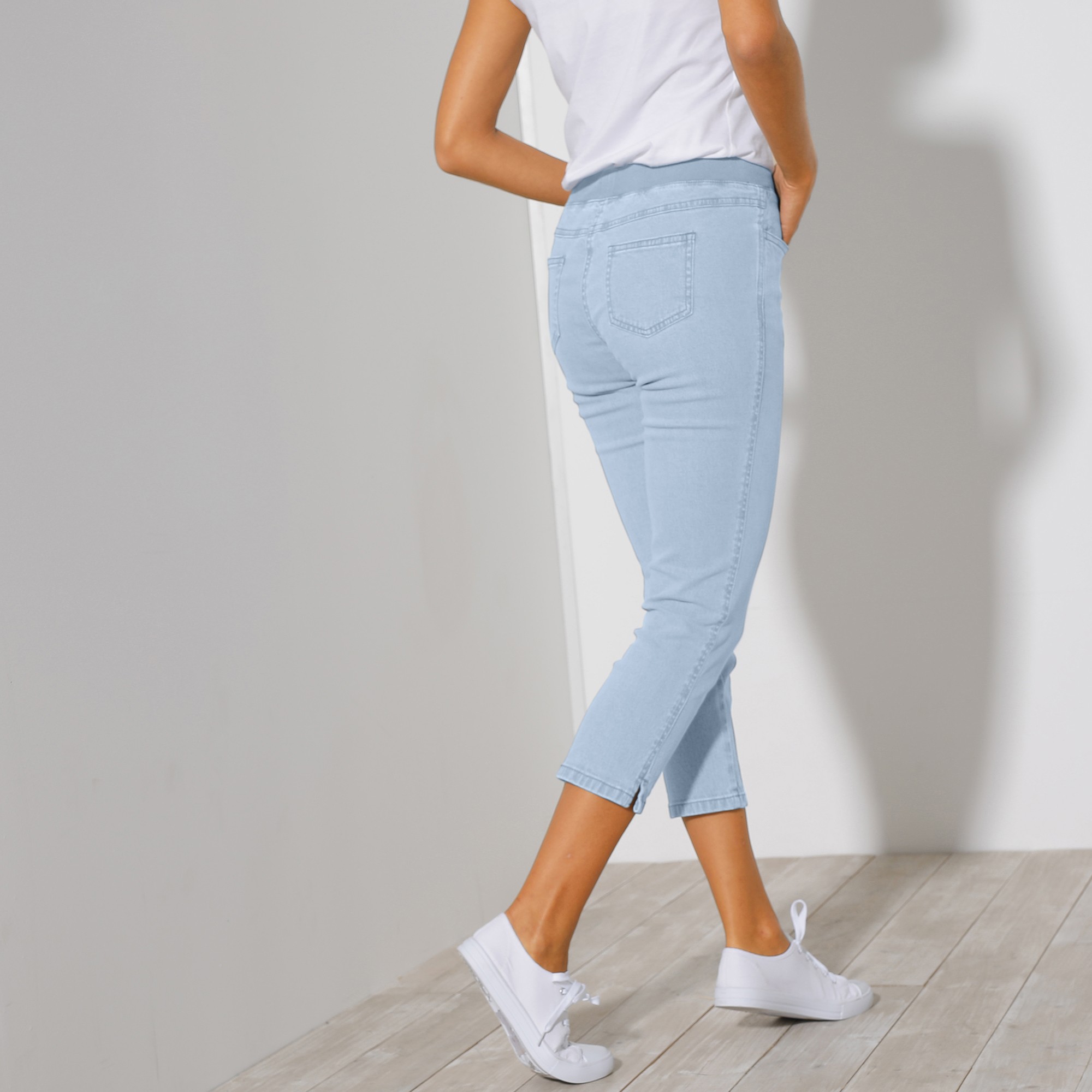 Pantacourt femme blancheporte outlet