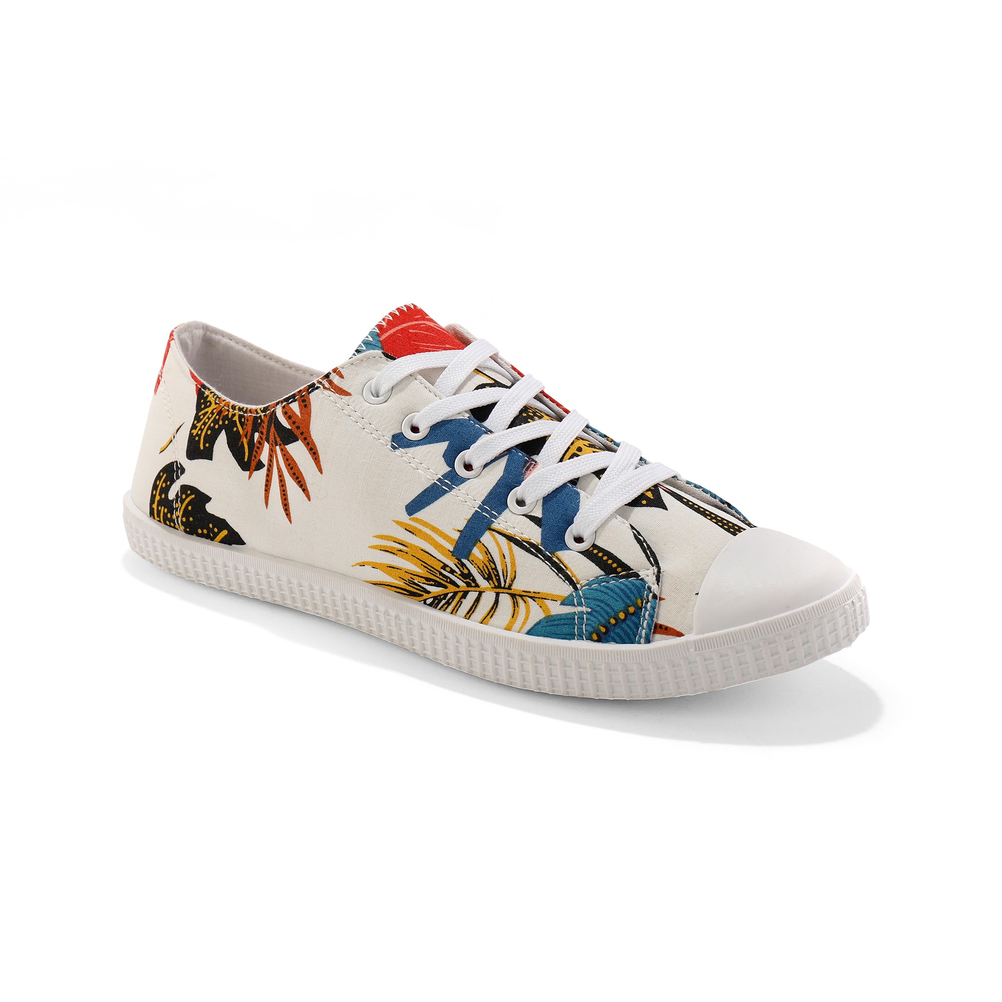 Tennis En Toile - Imprimé Feuillages - Blancheporte