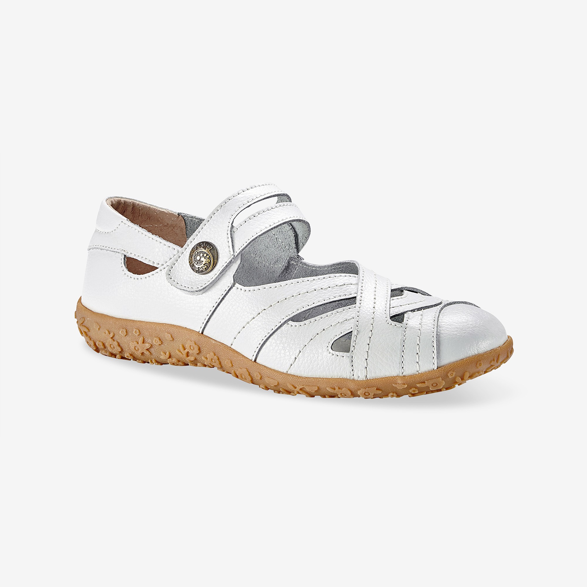 Babies Confort En Cuir Ultra-souple - Blanc - Blancheporte